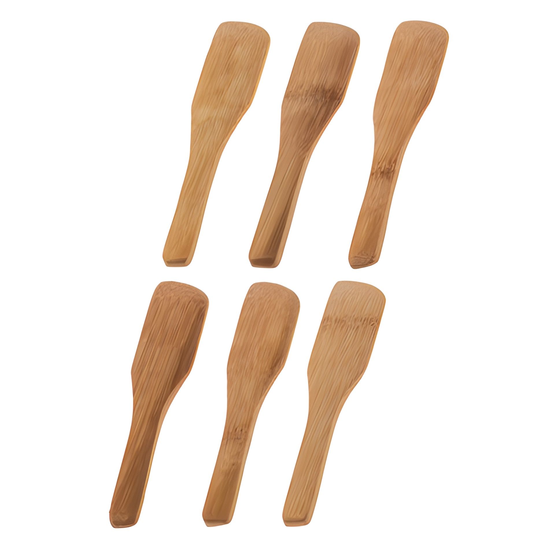 Bambusspatel 16,5 cm, 6 Stück