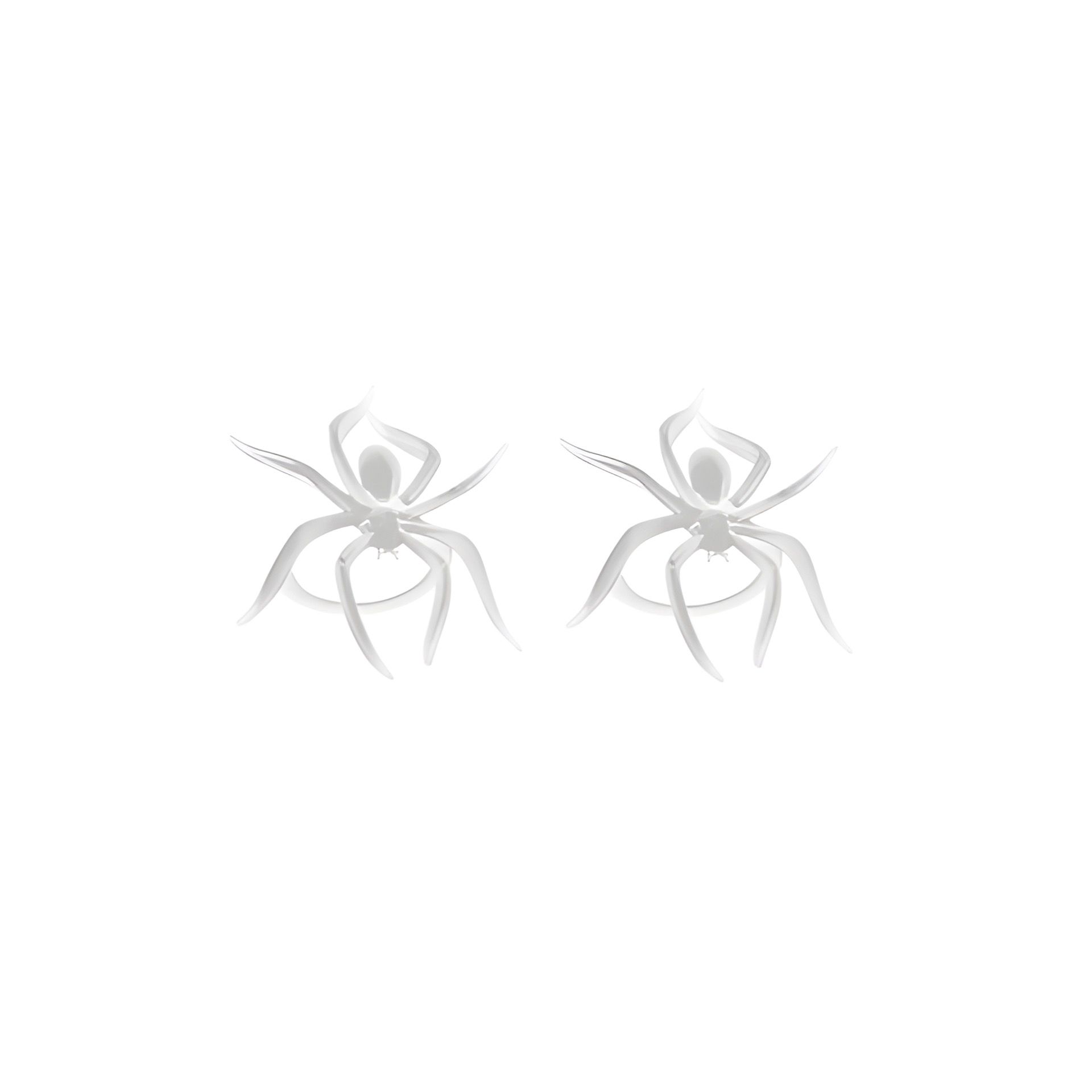 Deko-Spinnen 3,5 cm, transparent, 40 Stück