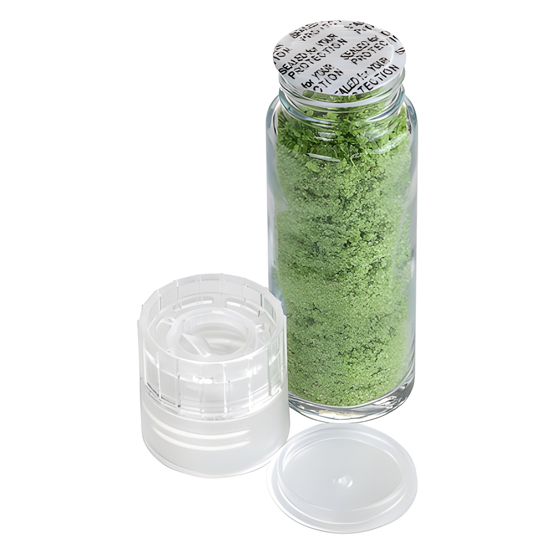 Gewürzmühle transparent für Gewürzglas 32 ml