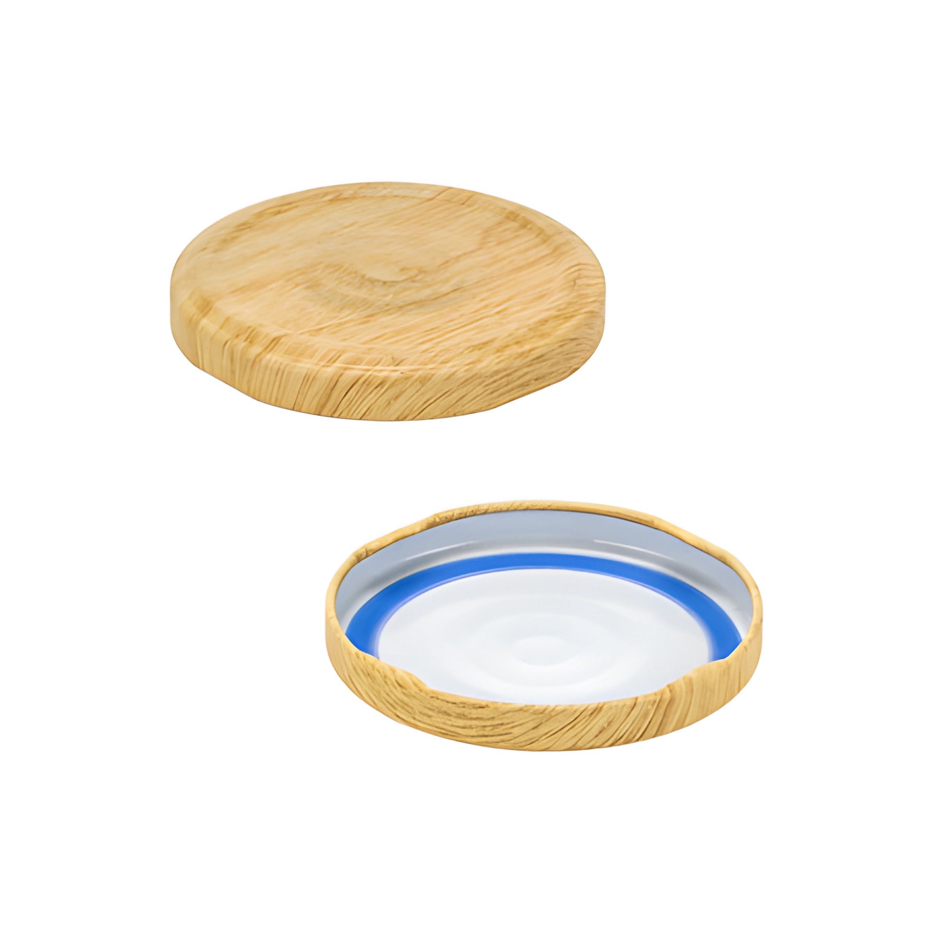 TO  66 Holzdekor matt past. mit Button BLUESEAL