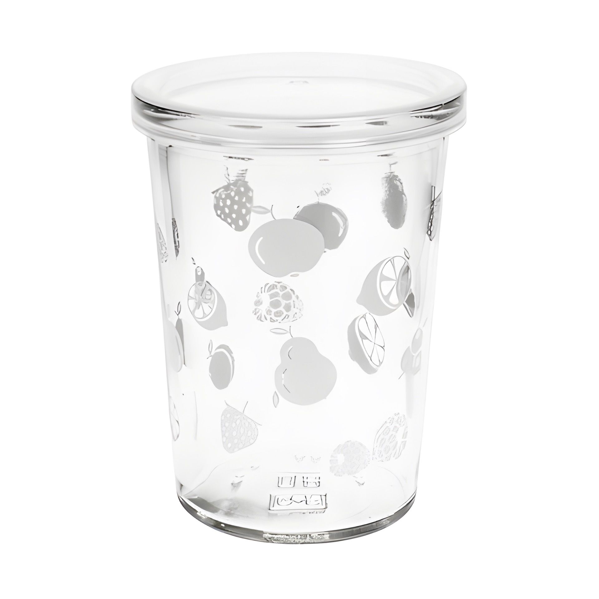 Becherglas 150 ml 'Obst weiß'