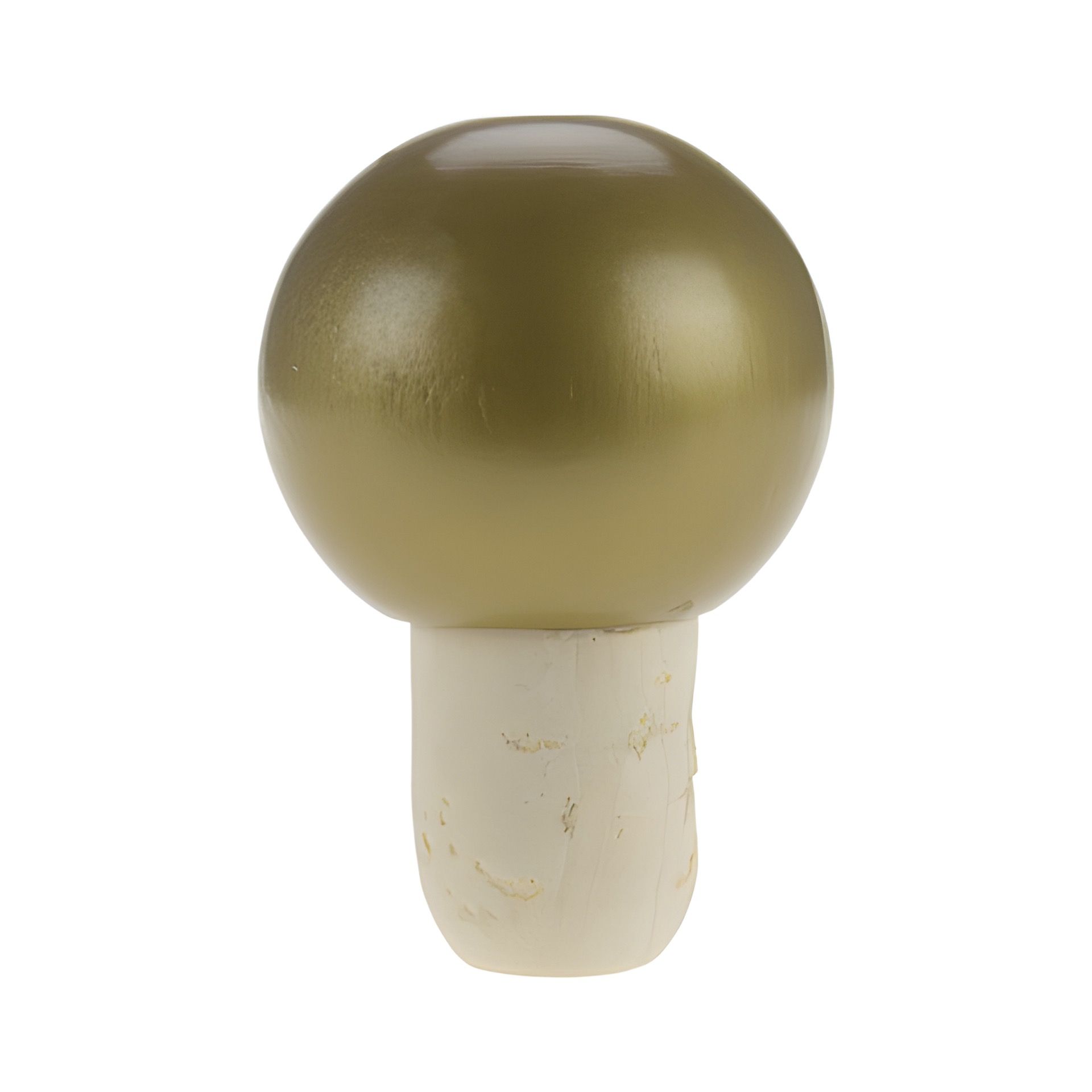 Deko-Korken 16 mm mit Holzkugel gold Ø 32 mm