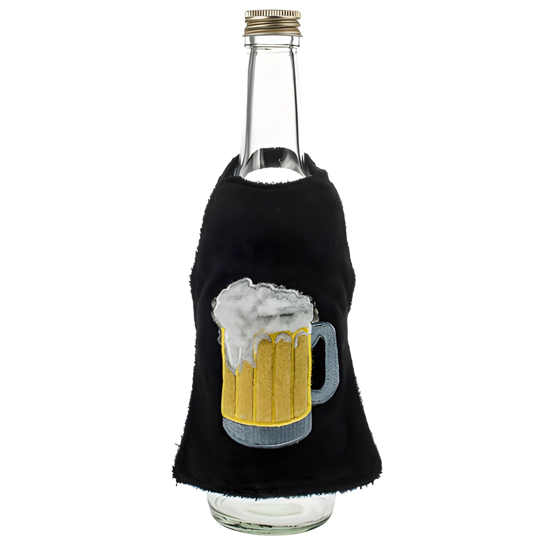 Flaschenschürze 'Henkelglas mit Bier'