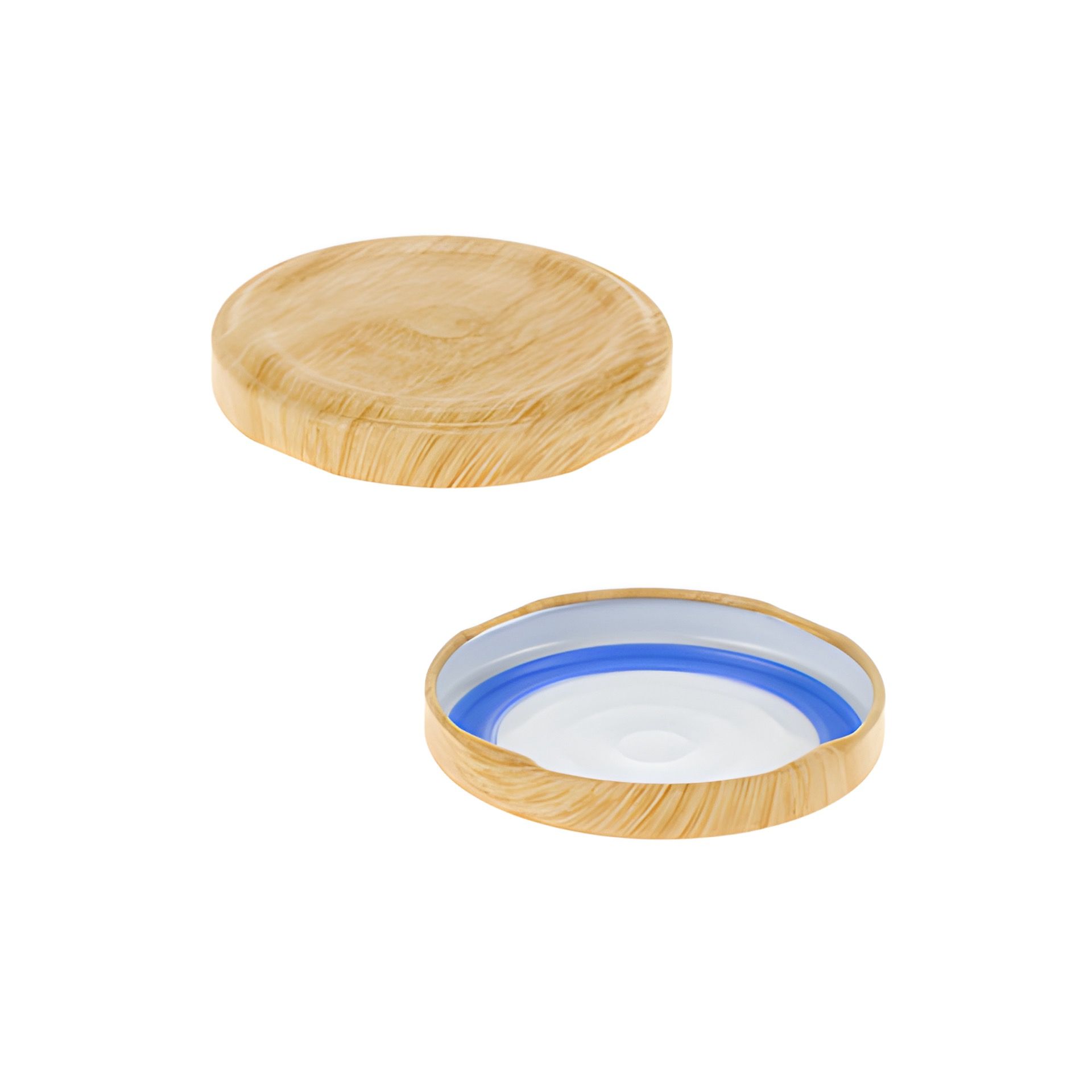 TO  58 Holzdekor matt past. mit Button BLUESEAL