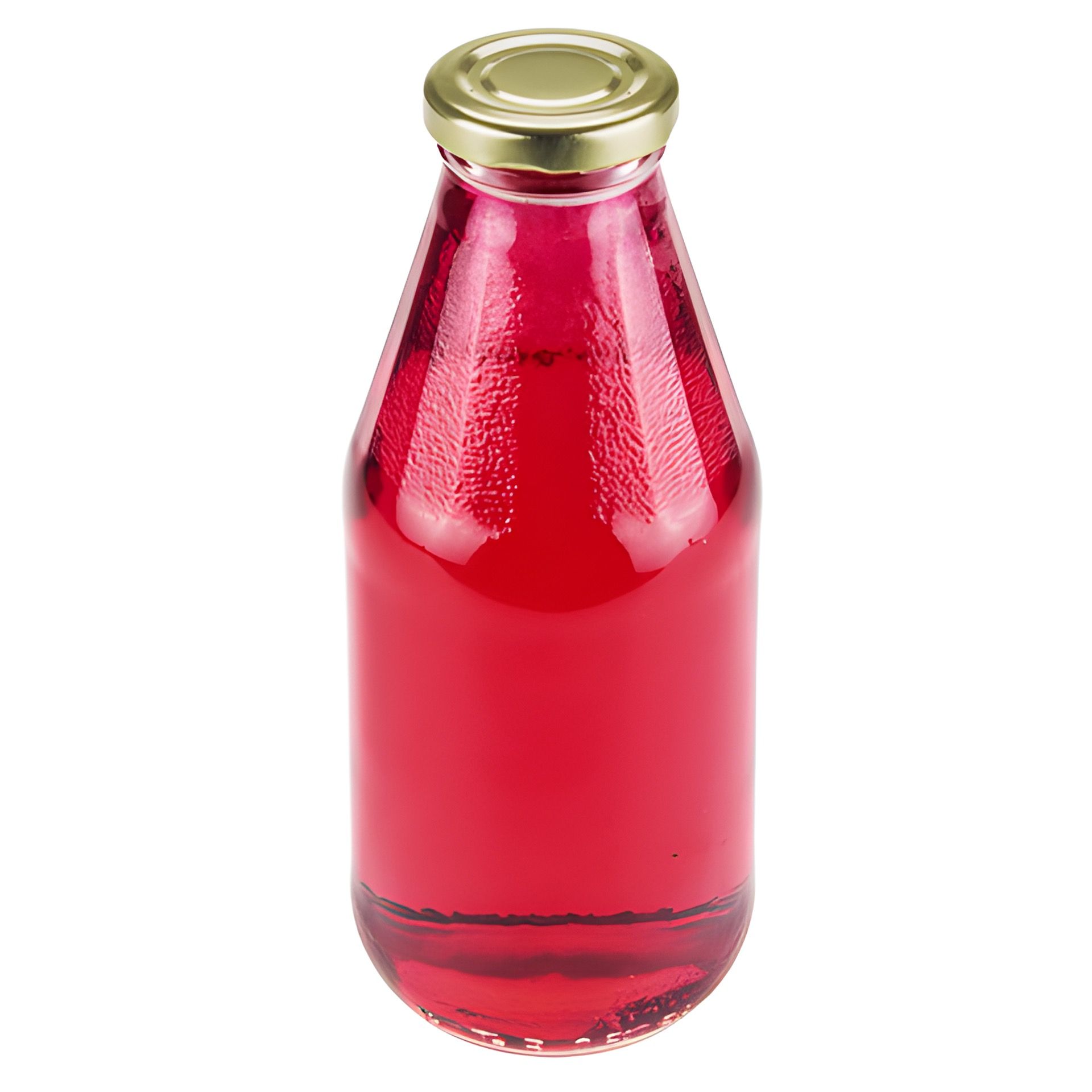 Weithalsflasche  500 ml mit Facetten Typ A