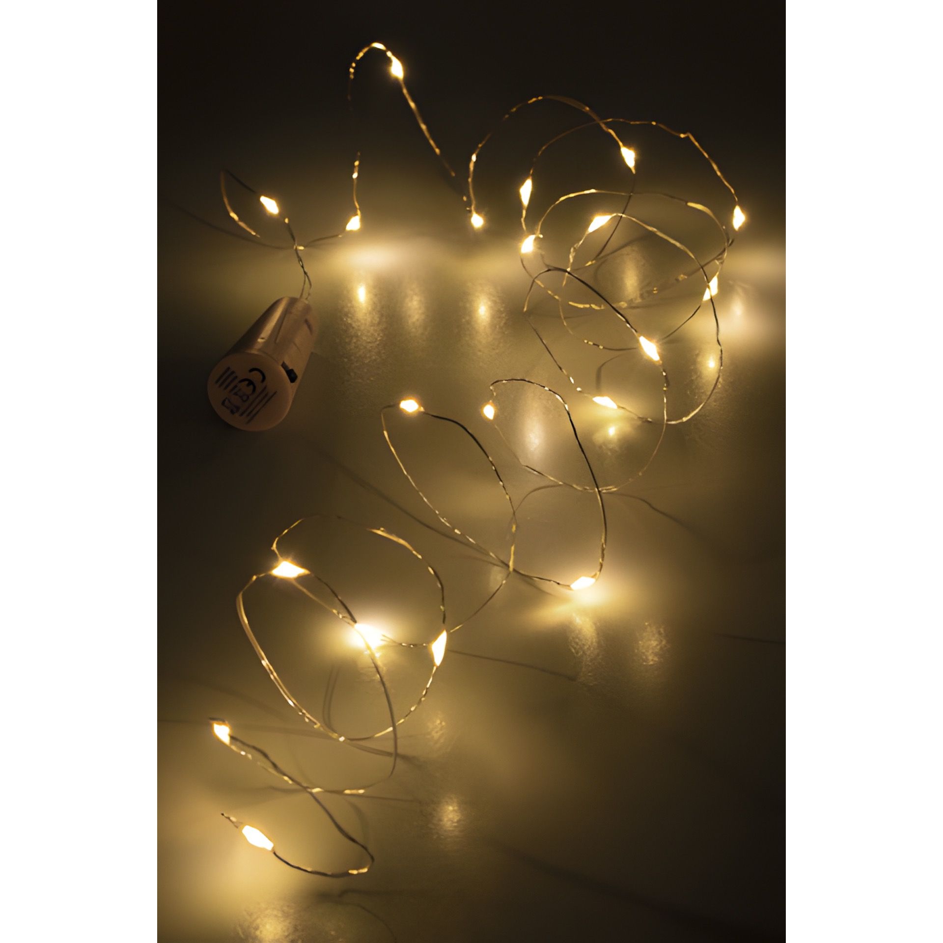 Flaschenlicht, 20 LEDs, warmweiß