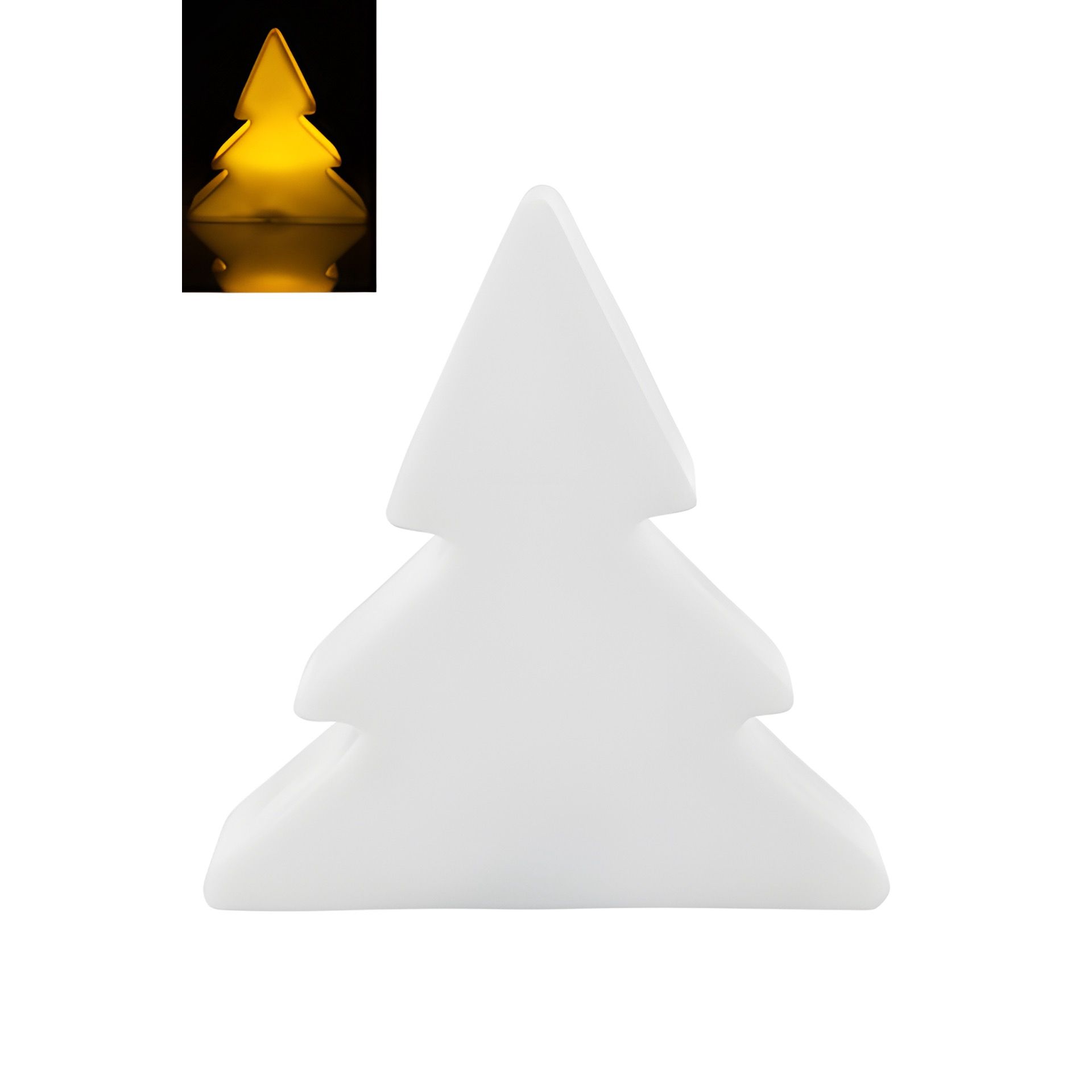 LED Licht 'Tannenbaum' 9 cm, weiß