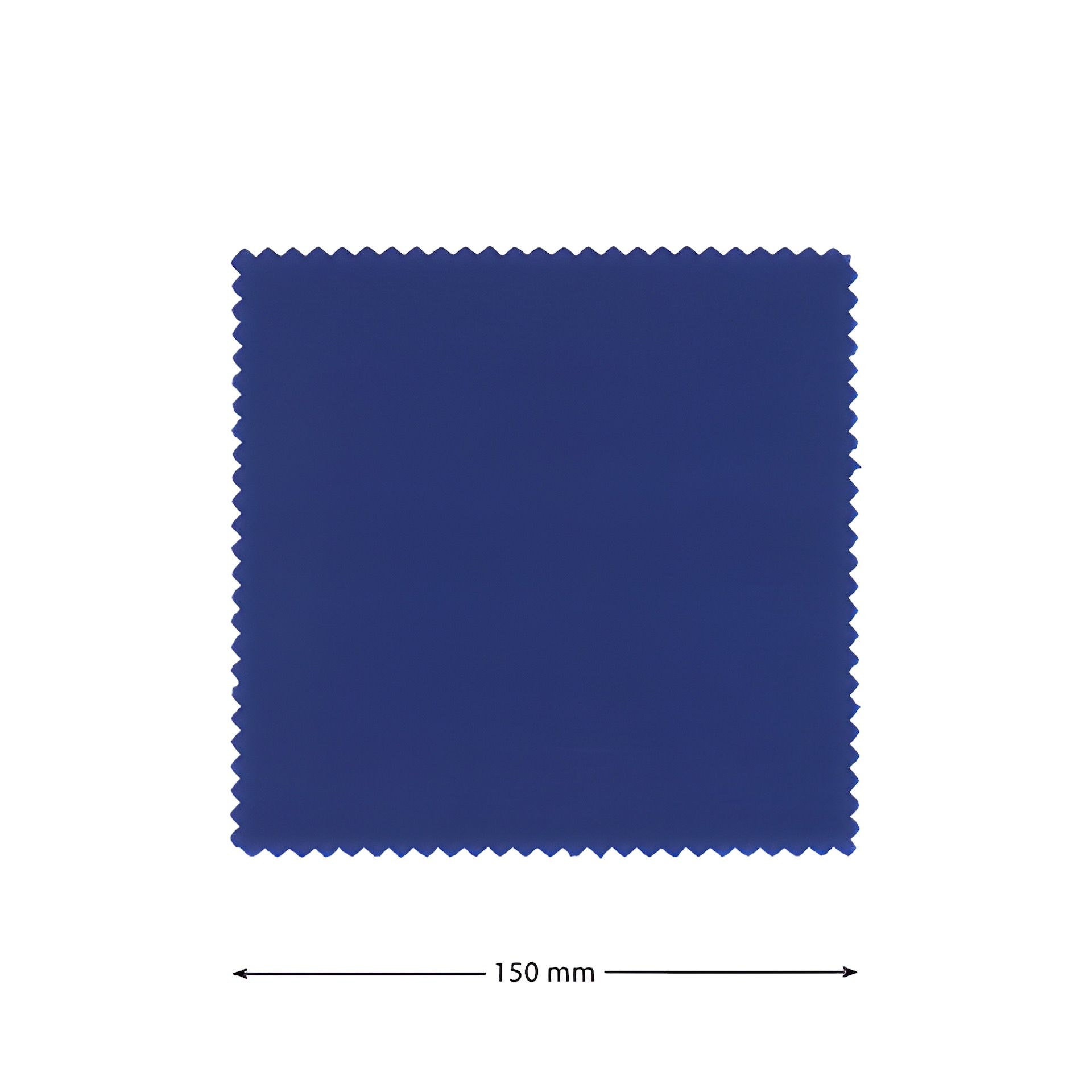 Deckchen 150 mm blau