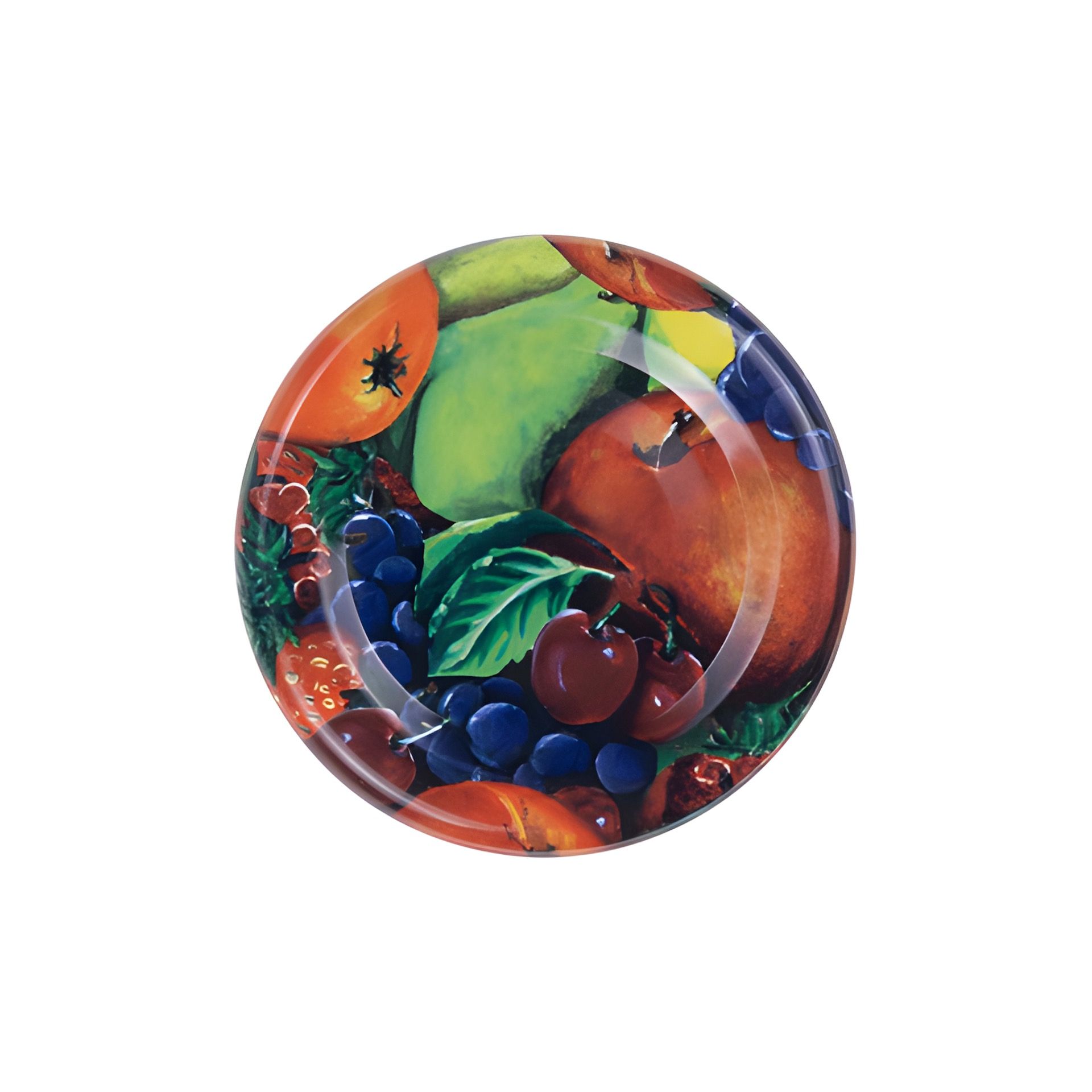 TO  43 Obstdekor past. mit Button