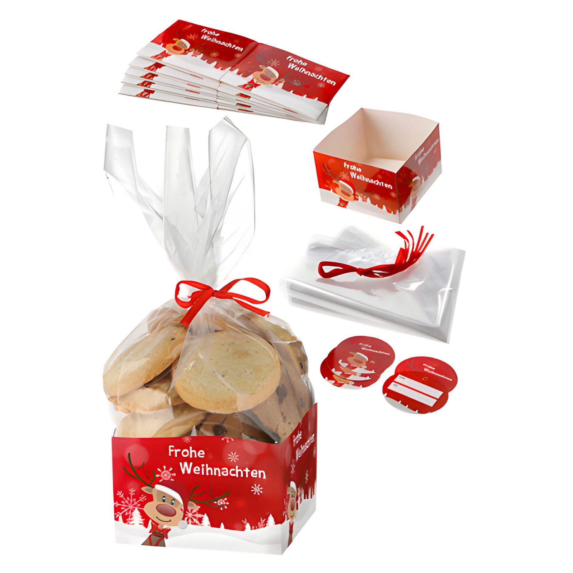 Schachtel-Set 'Rudi' für Gebäck und Pralinen, 6er Set