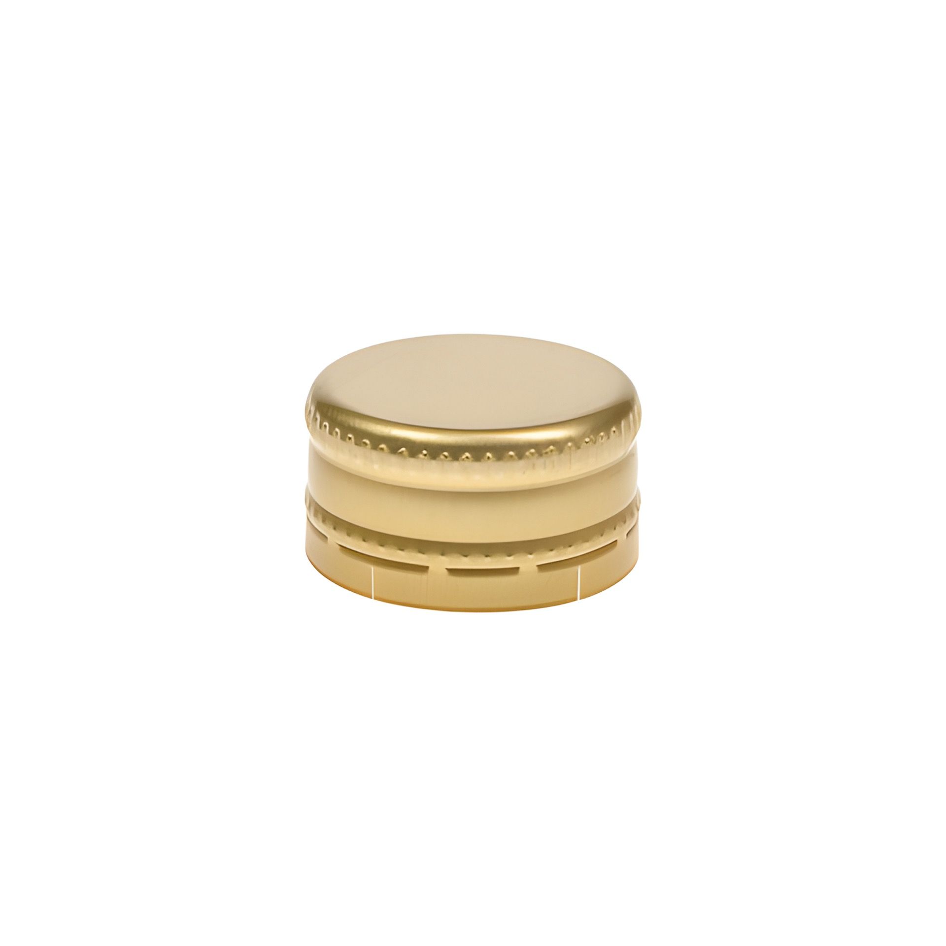PP 28 gold Aluminium ohne Gewinde (Beutel, 100 Stück)
