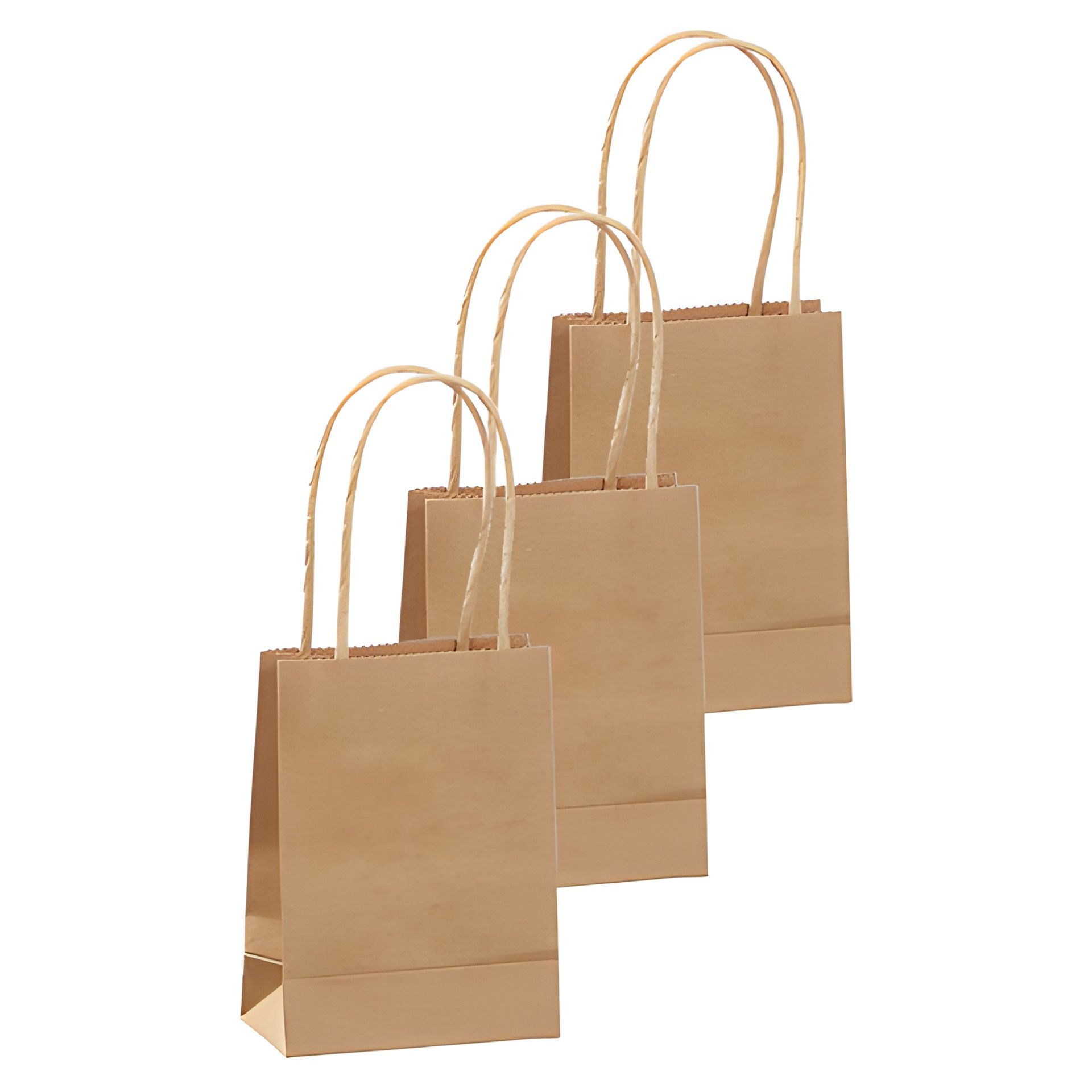 Geschenktüte natron, klein, 3 Stück