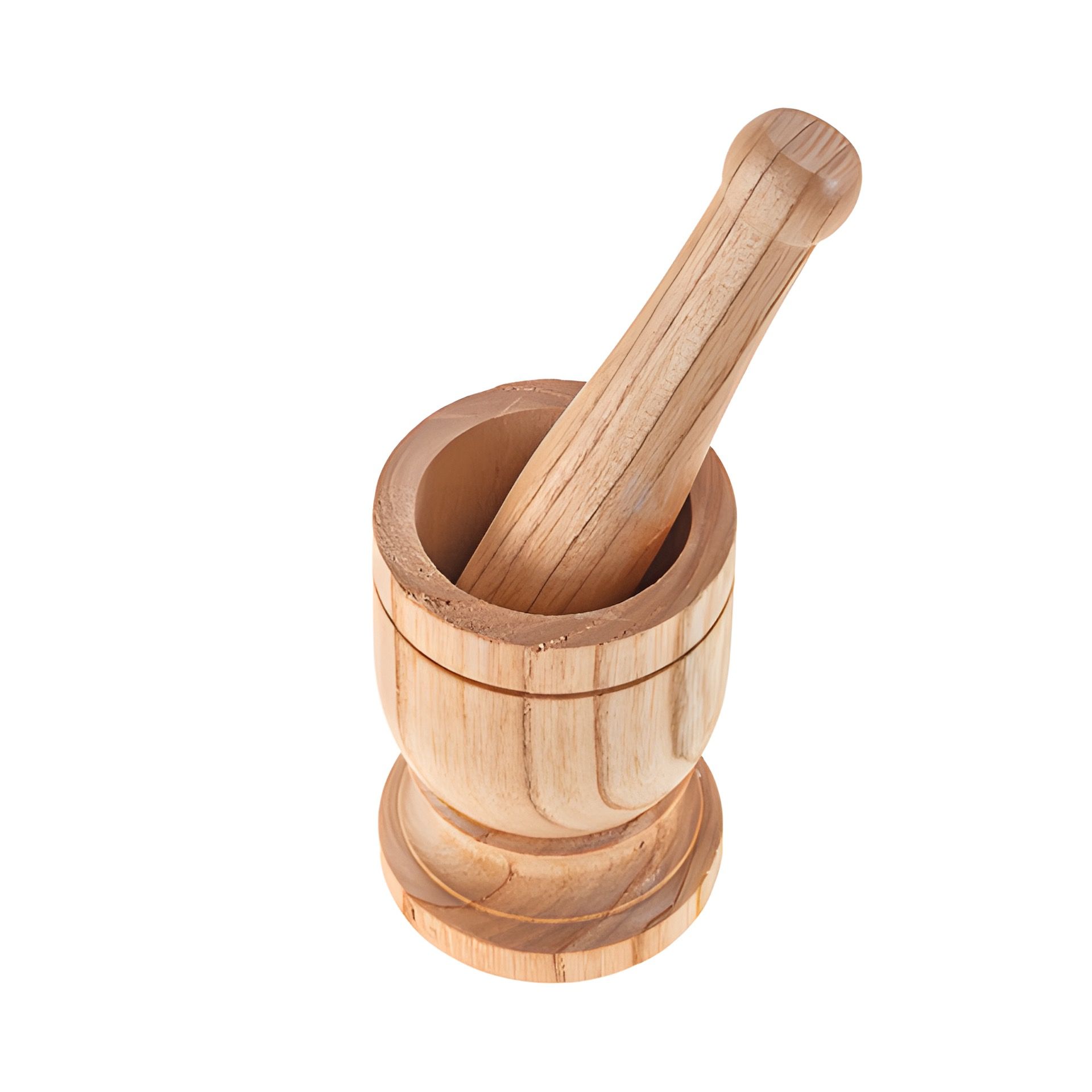 Holzmörser mit Stößel Ø 8 cm