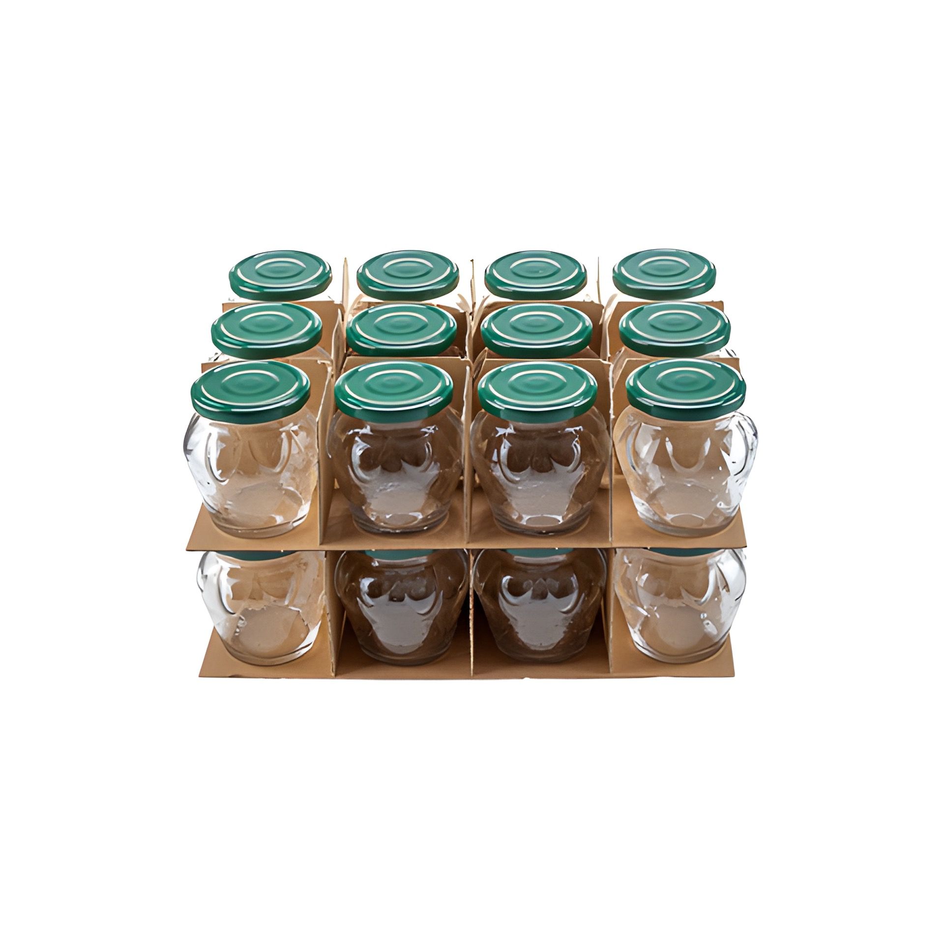 Erdbeerglas 230 ml, verkaufsfertig (Karton, 24 Stück)