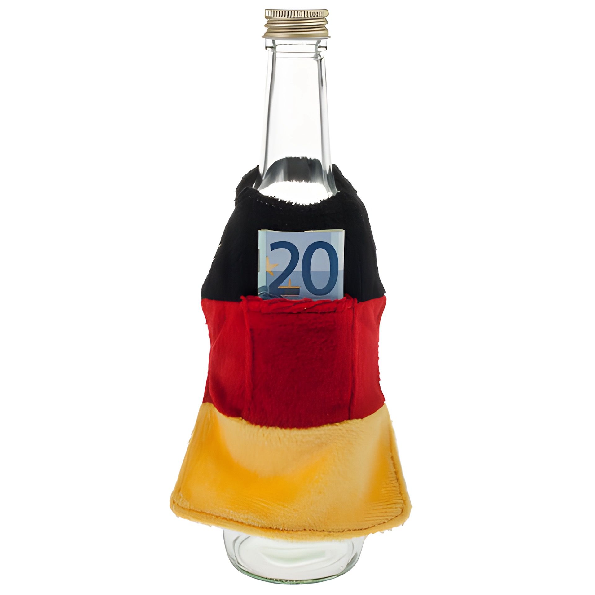 Flaschenschürze 'Deutschland-Farben'
