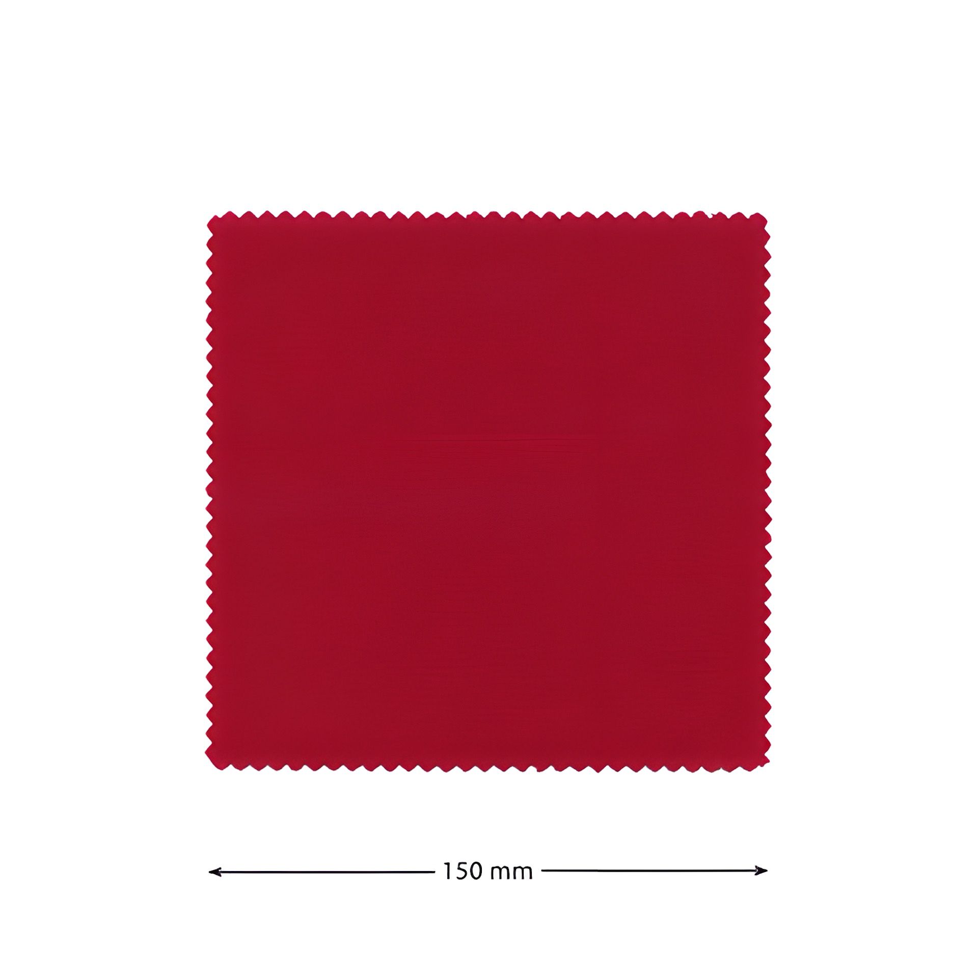 Deckchen 150 mm rot