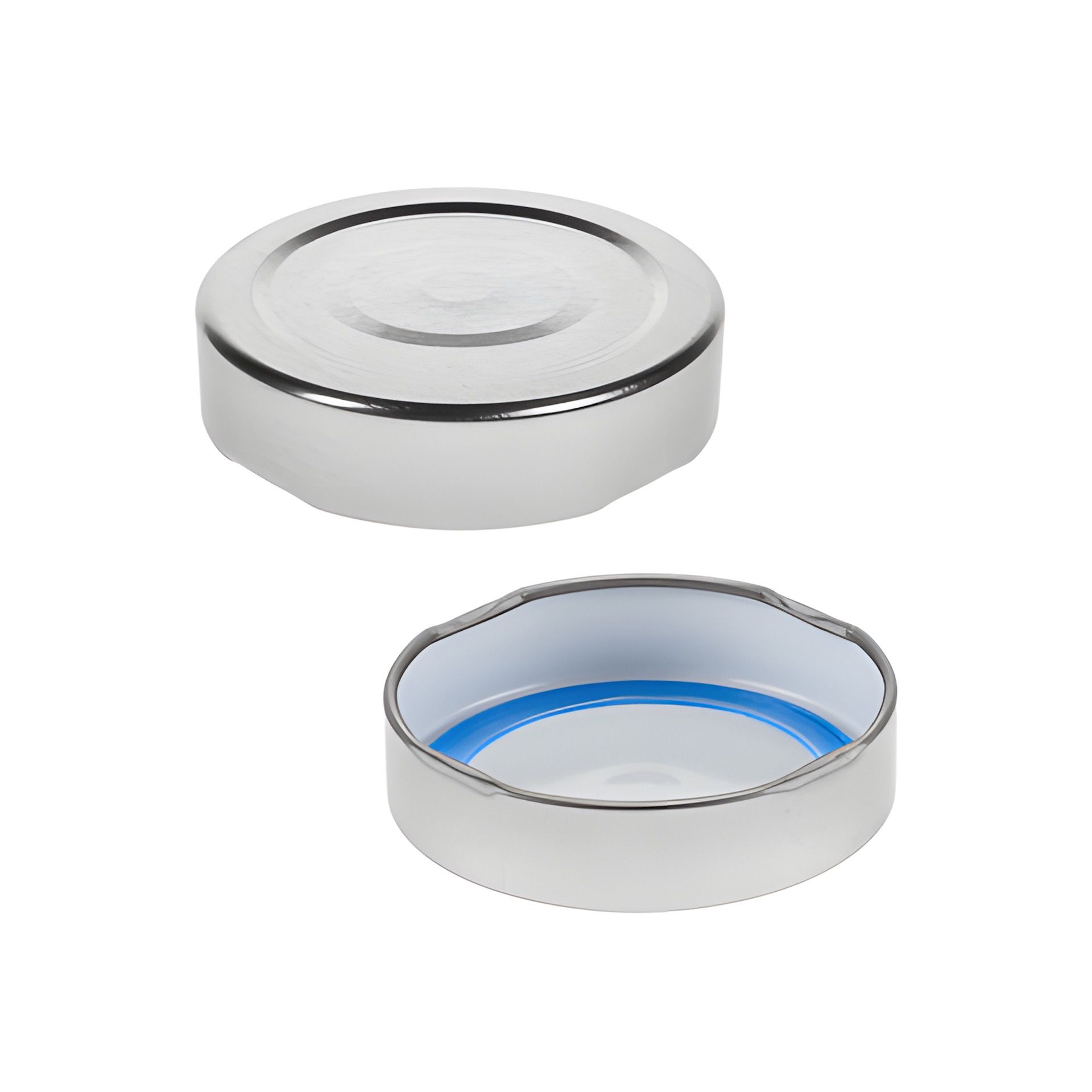 TO  58 Deep silber ster. mit Button BLUESEAL