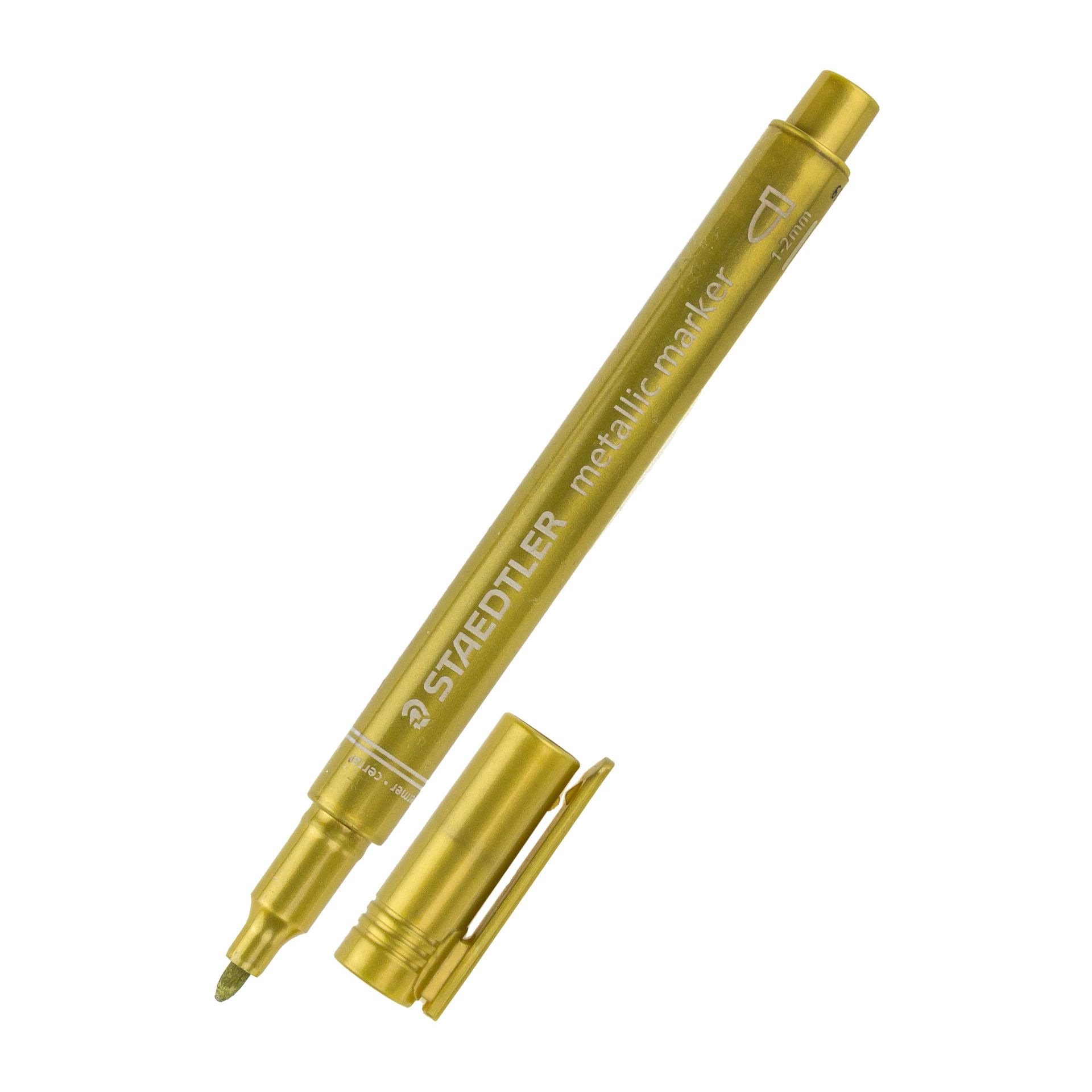 Metallic Marker gold, abwischbar, Staedtler