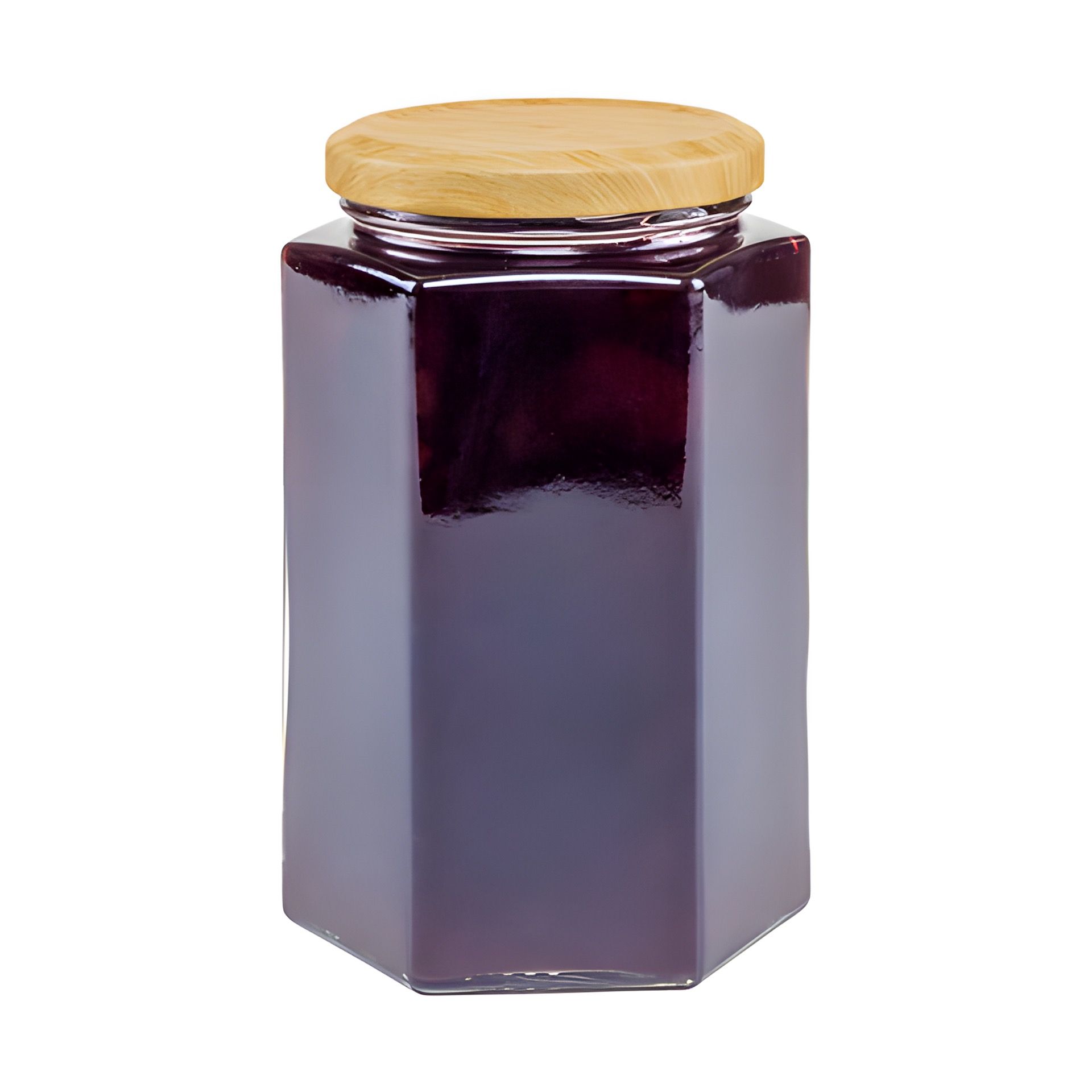 Sechskantglas 480 ml