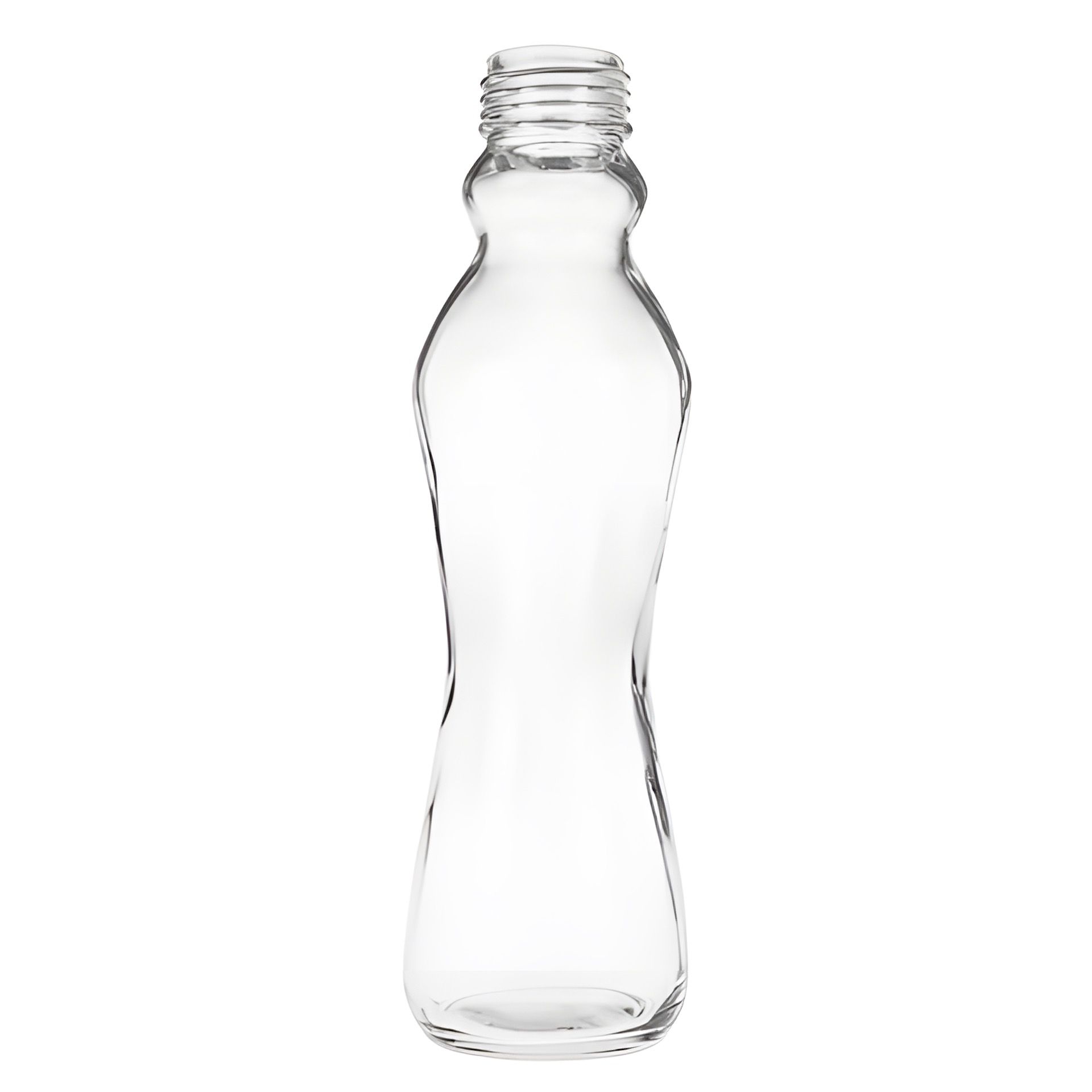 Glasflasche 500 ml klar