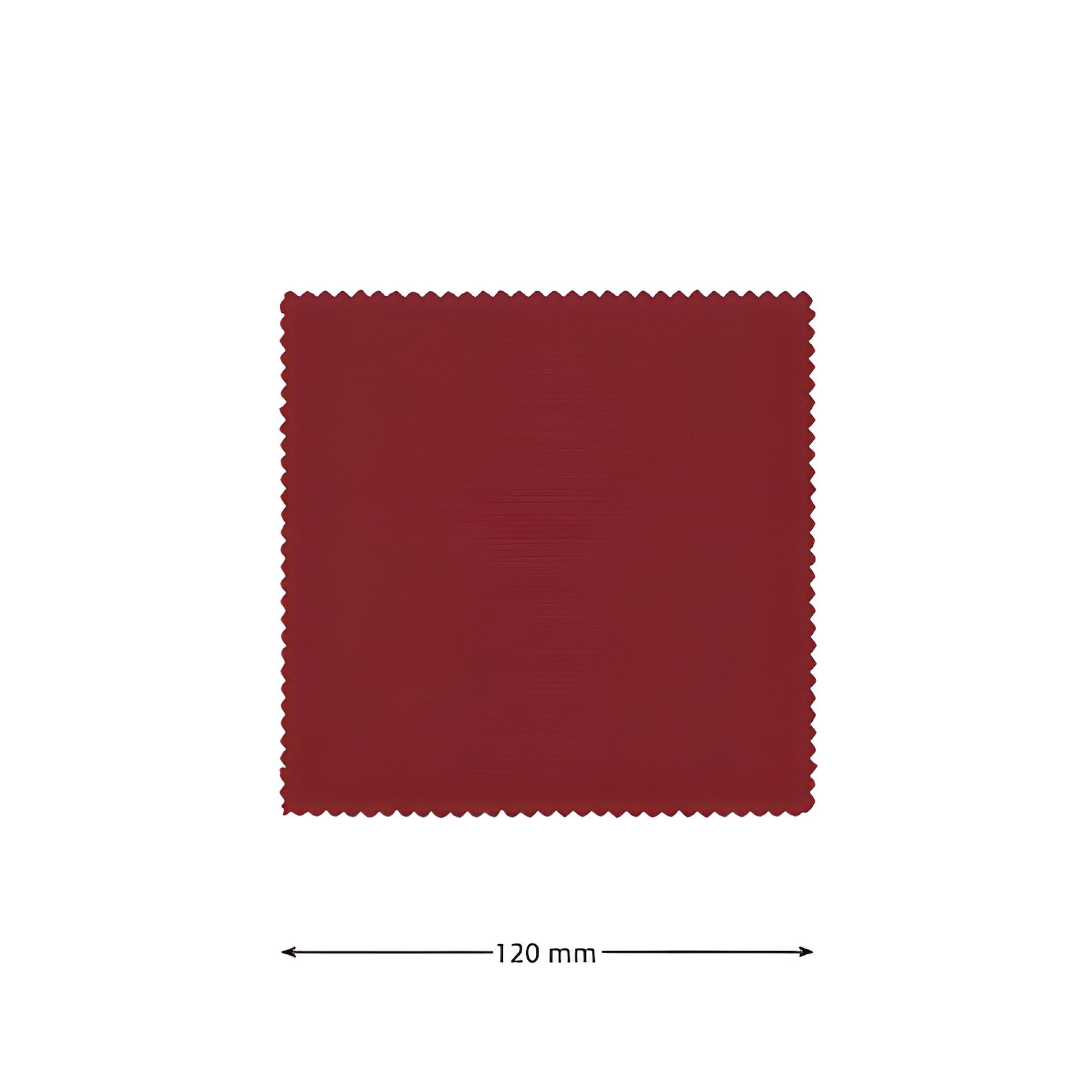 Deckchen 120 mm bordeaux