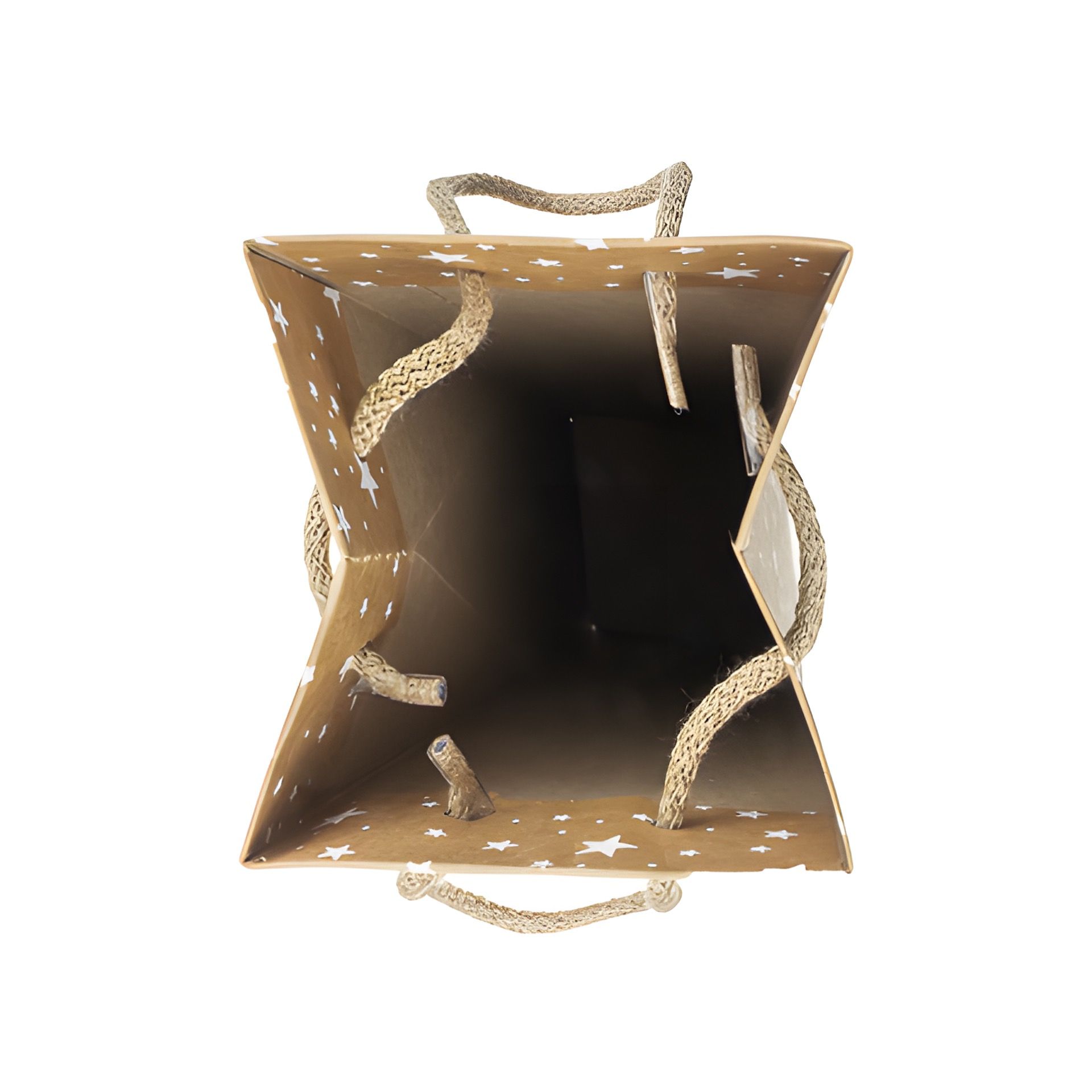 Flaschentasche 'Sterne' 95 x 95 x 380 mm