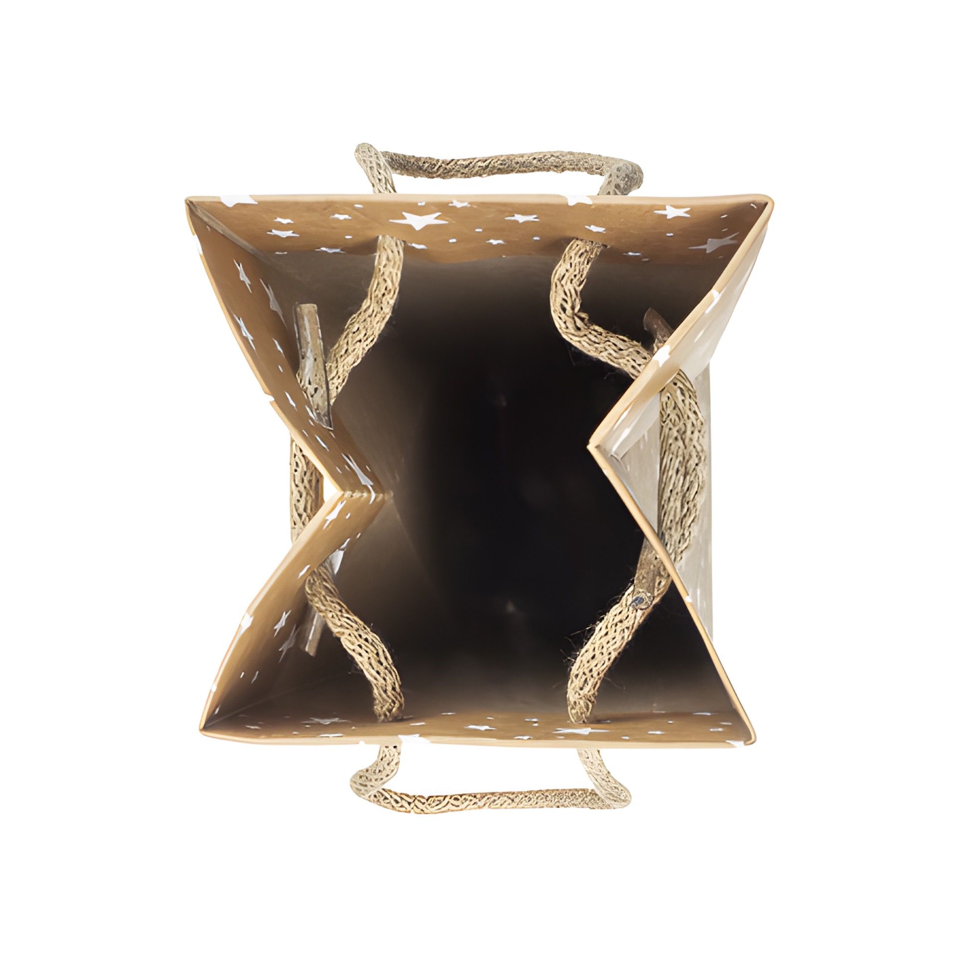 Flaschentasche 'Sterne' 95 x 95 x 380 mm
