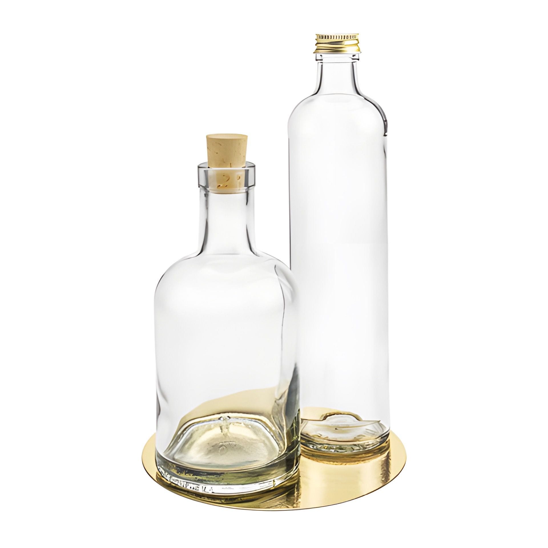 Pappscheibe Ø 160 mm gold/silber, 250 Stück