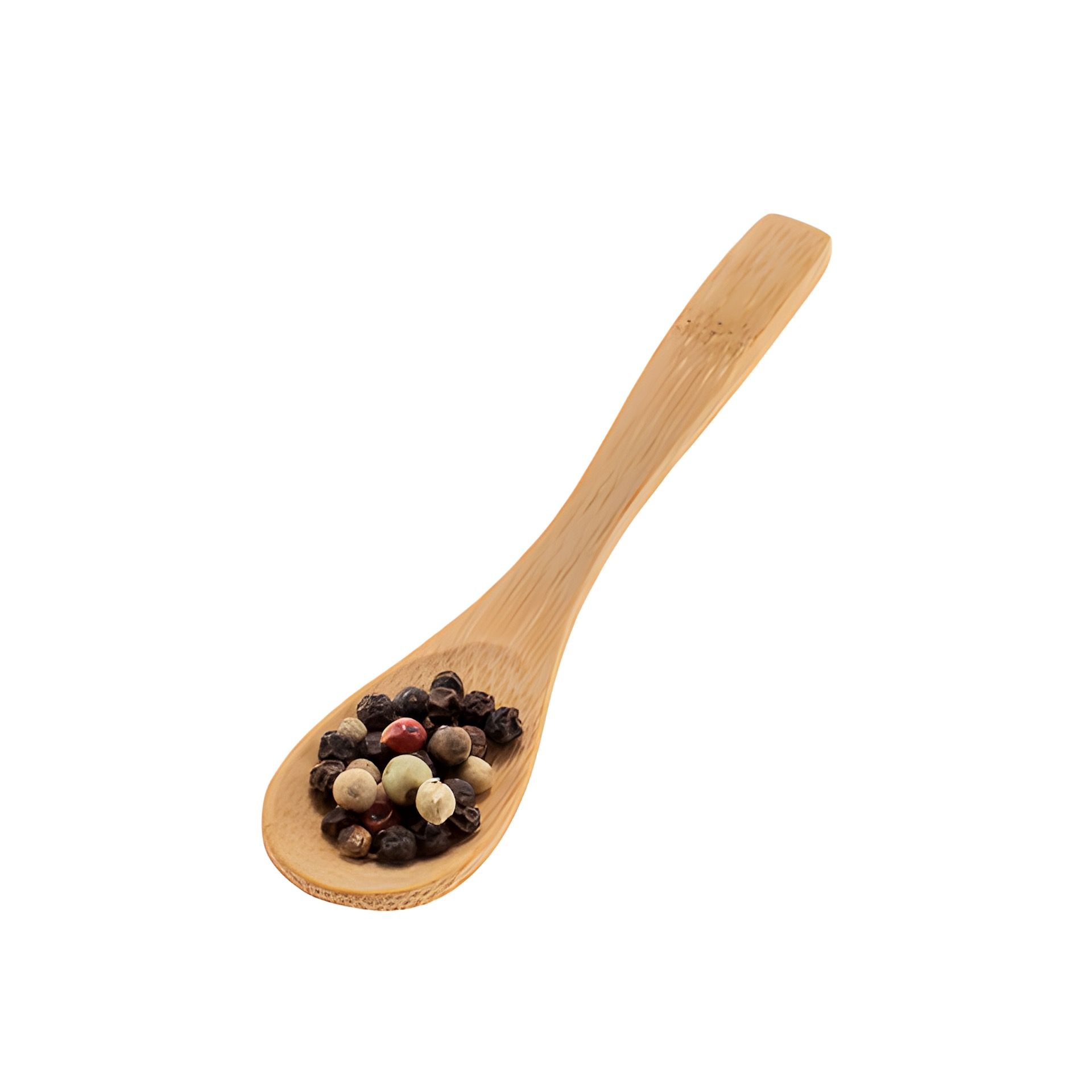 Teelöffel aus Bambus 12 cm, 6 Stück