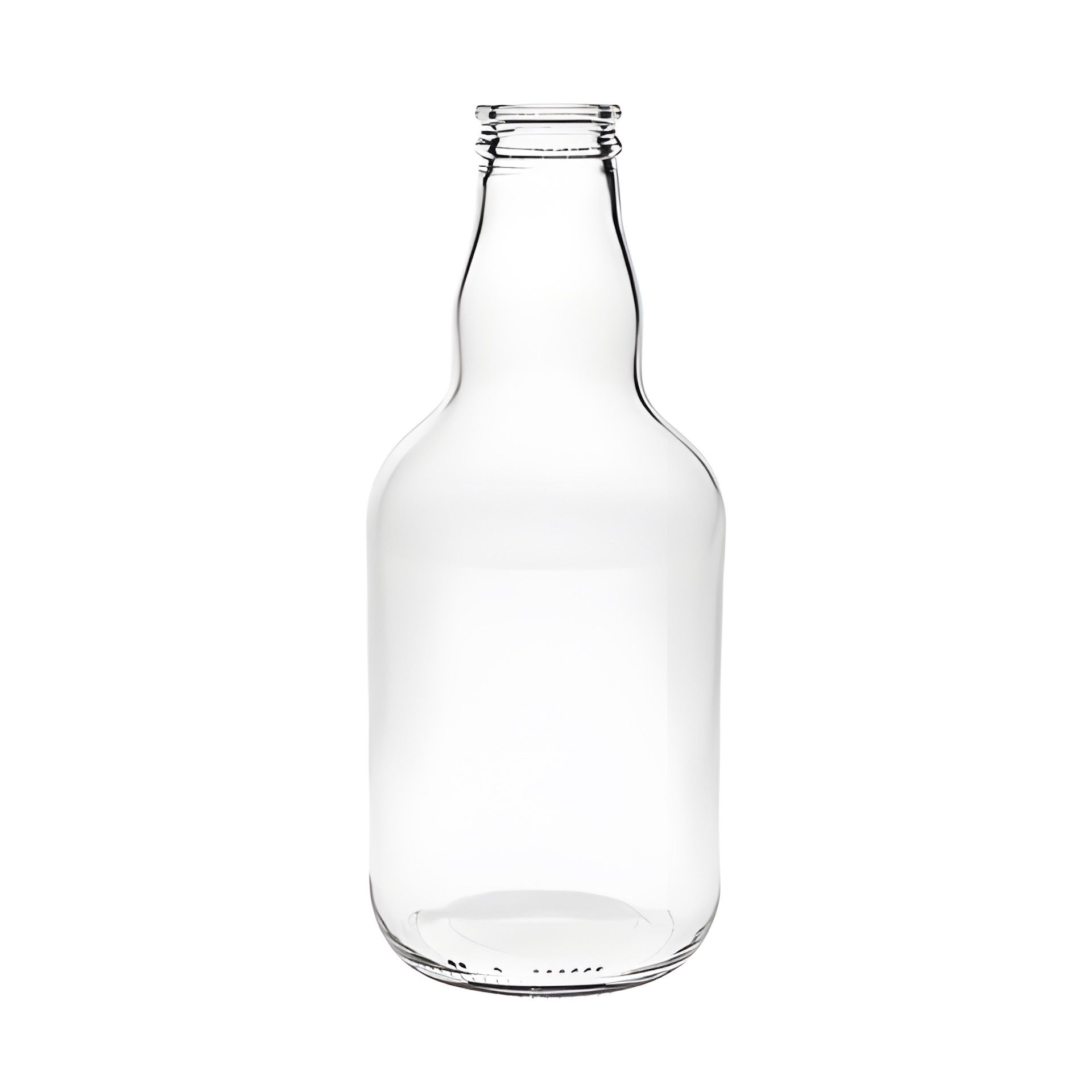 Kropfhalsflasche 400 ml mit Ricalmündung