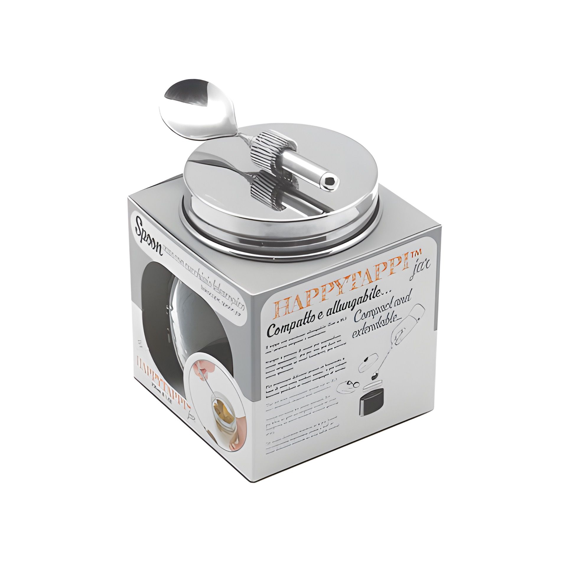 HappyTappi CT 70 Dessertglas 250 ml mit Löffel