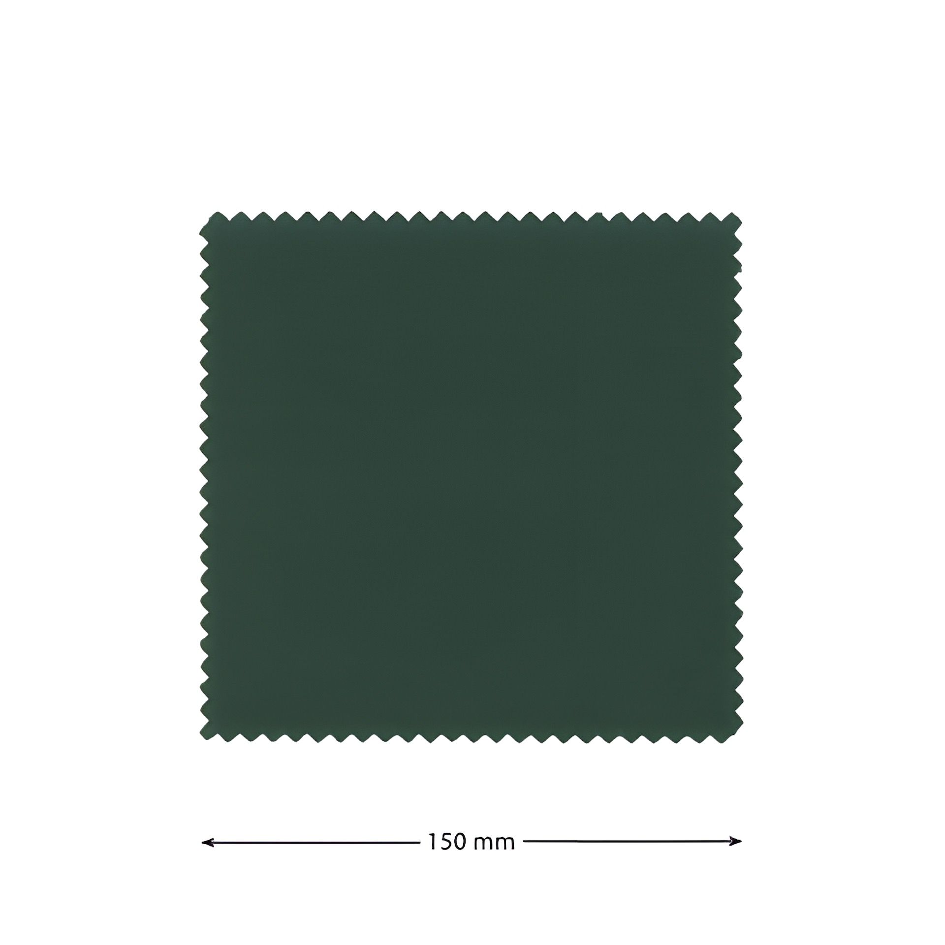 Deckchen 150 mm grün
