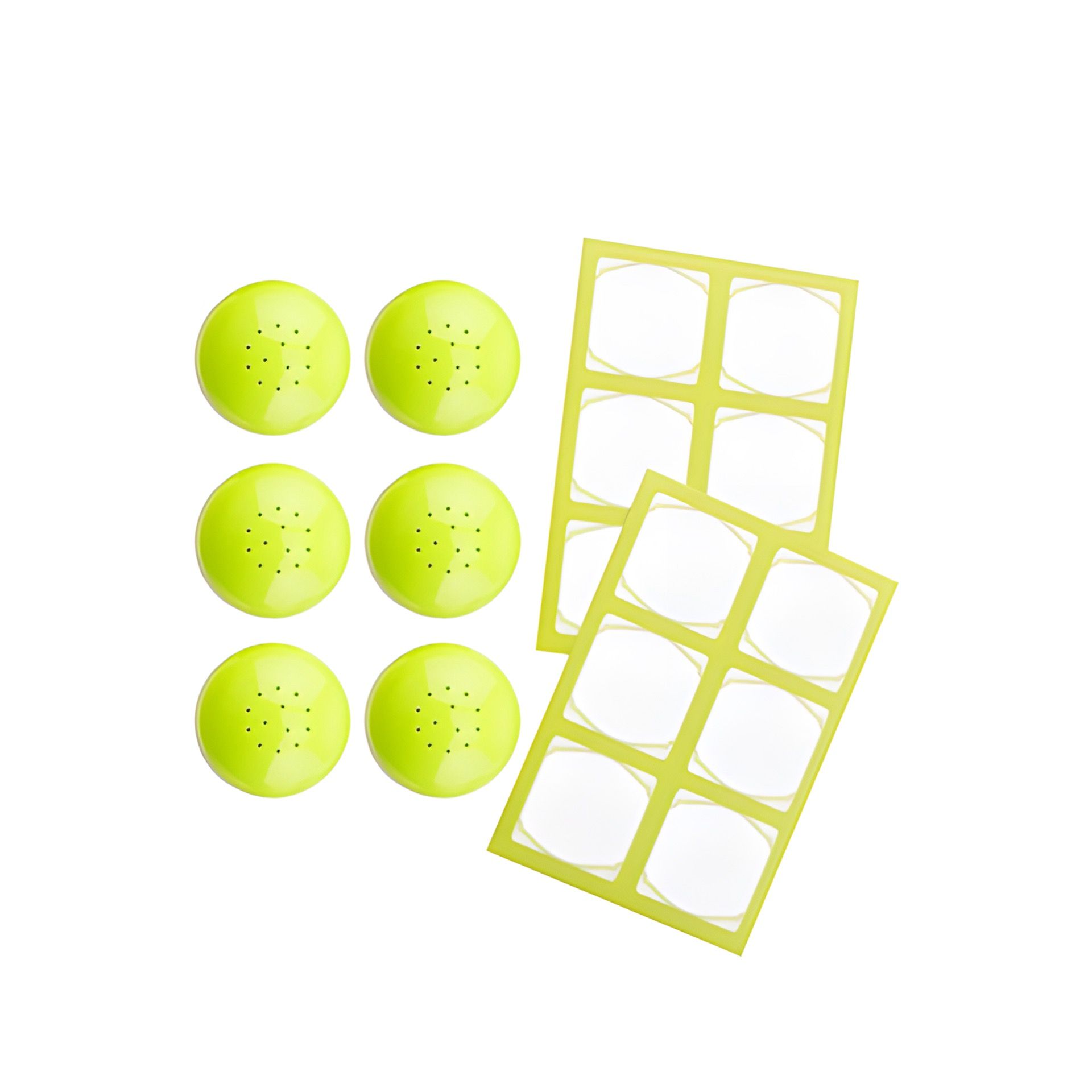 TO 38 Streuerkappe 6er plus 12 Etiketten, lime