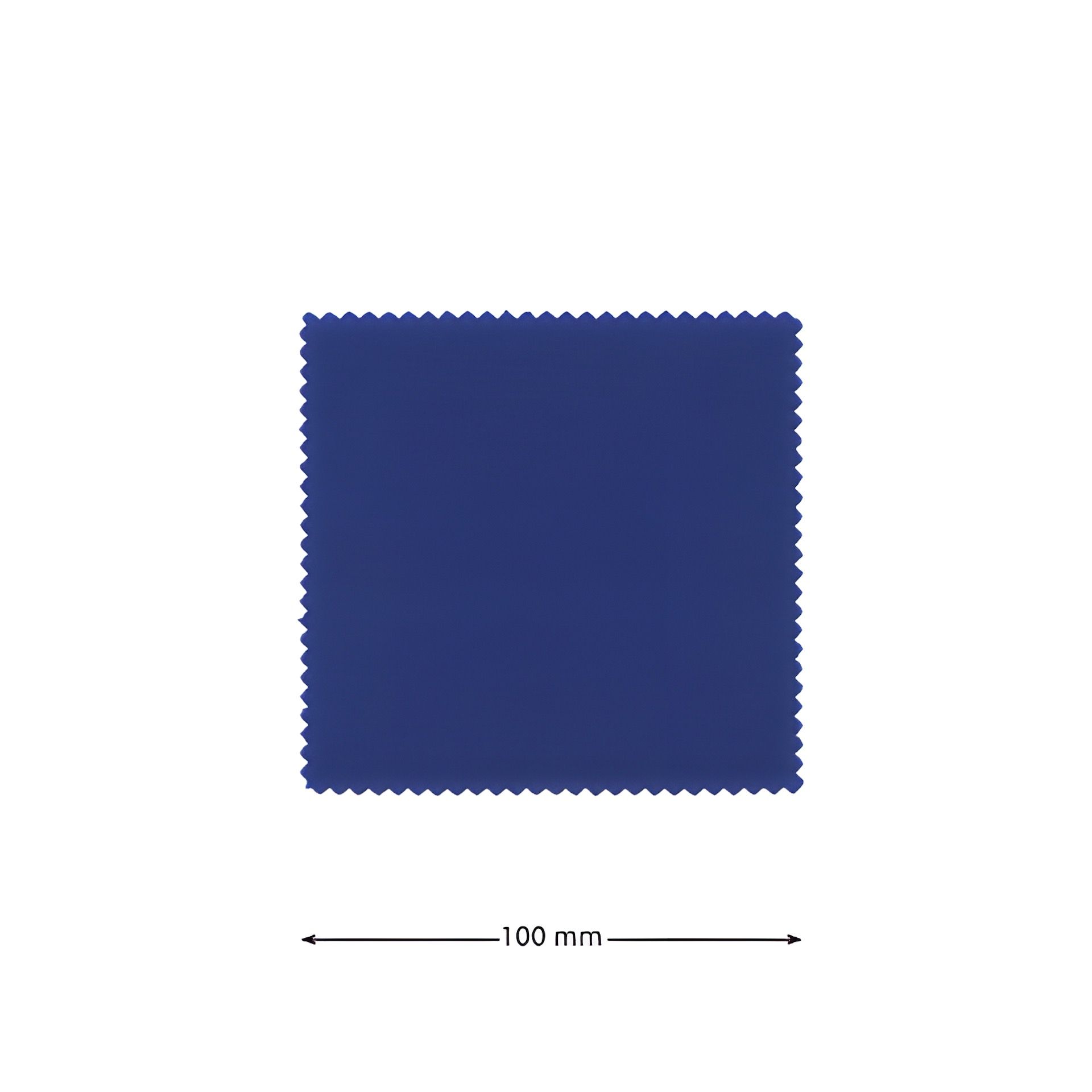 Deckchen 100 mm blau (Beutel, 100 Stück)