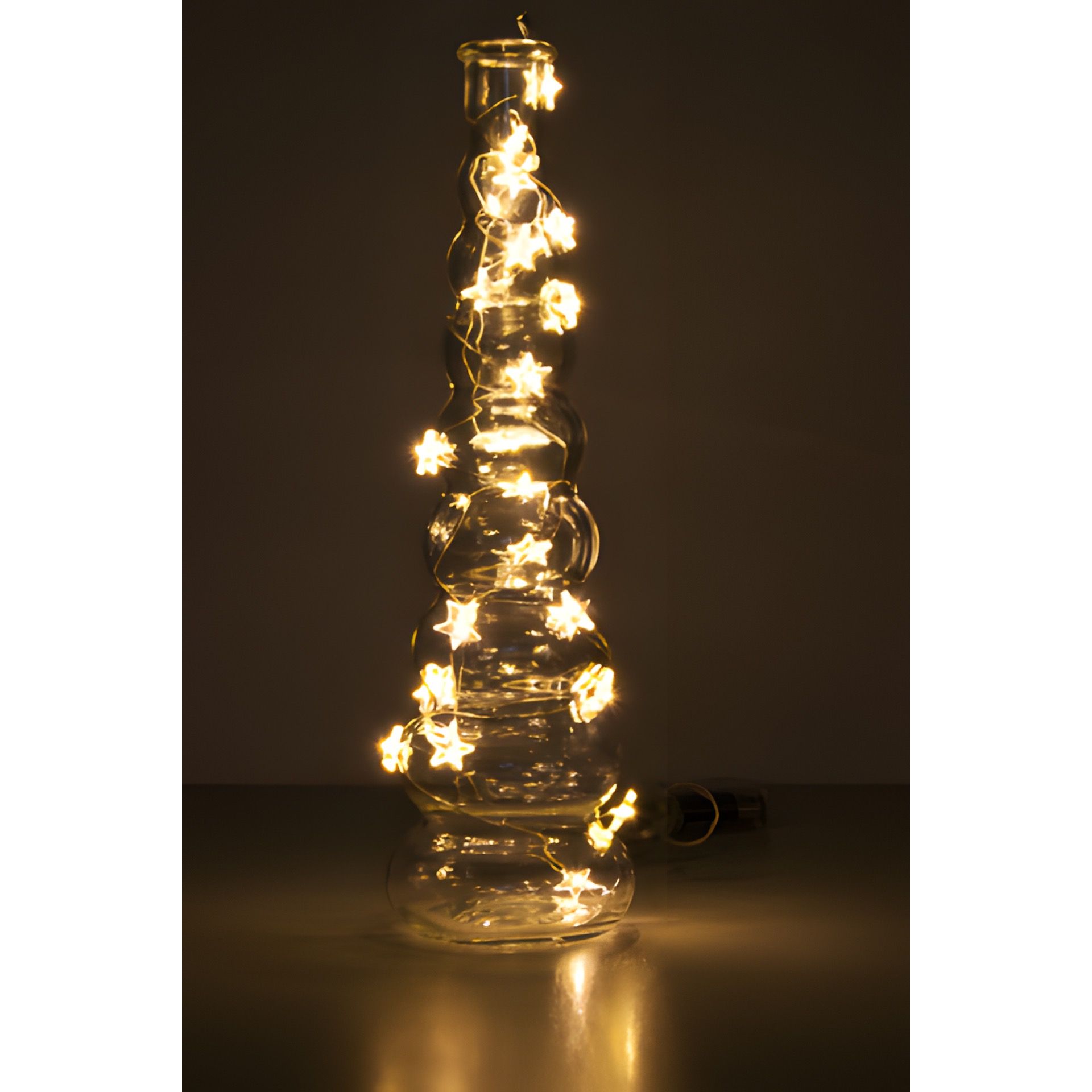 Lichterkette 'Sterne' mit 20 LEDs, weiß
