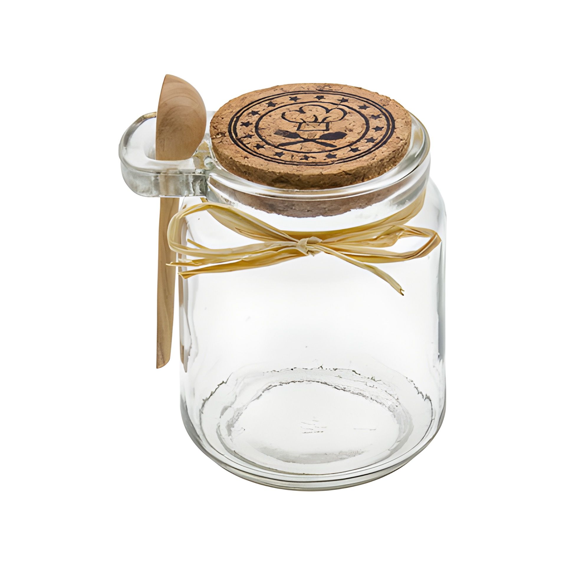 Korkenglas 220 ml mit Holzlöffel
