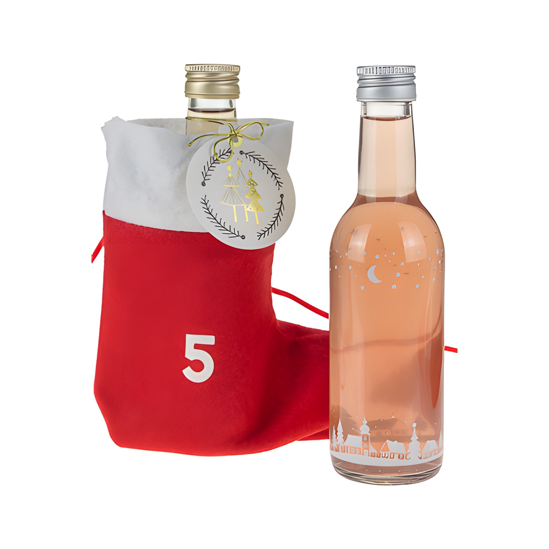 Adventskalender Set 'Weihnachtssocken', 24-teilig