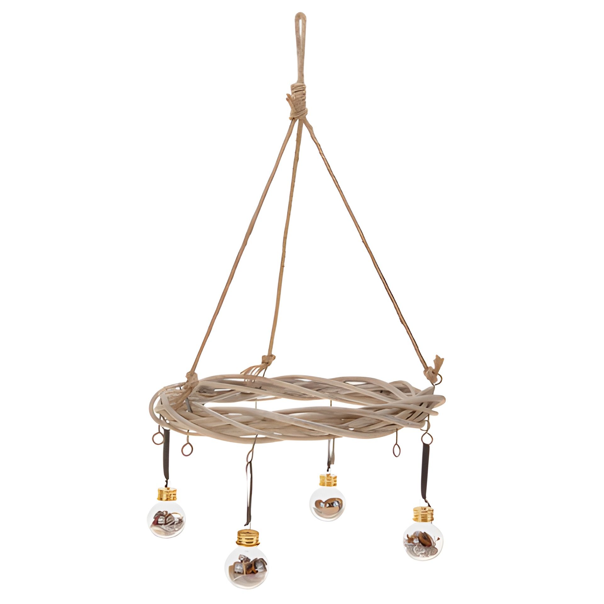 Deko-Weidenring mit Haken, Ø 35 cm