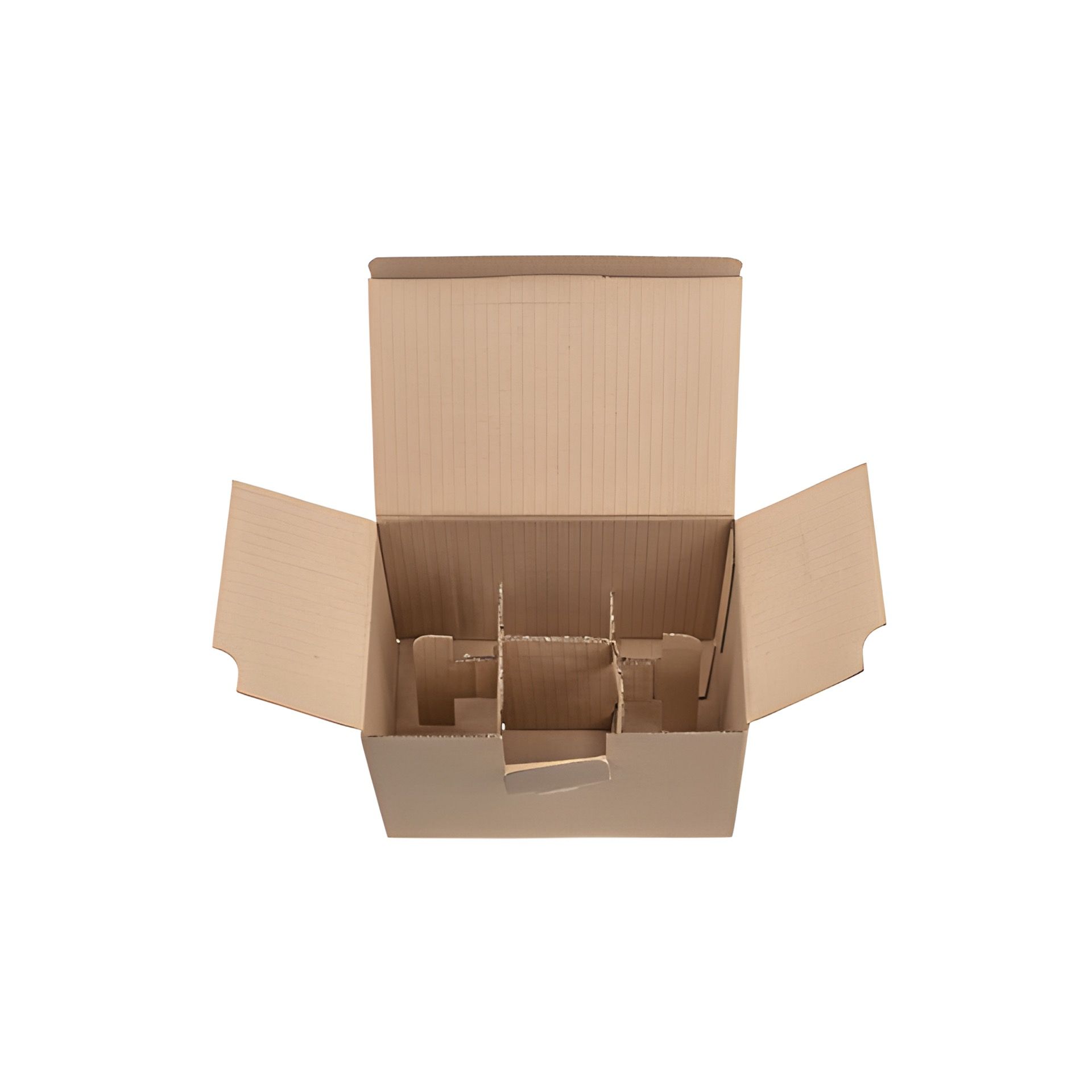 Automatikkarton 183 x 122 x 115 mm, 6er Gefache (Bündel, 10 Stück)