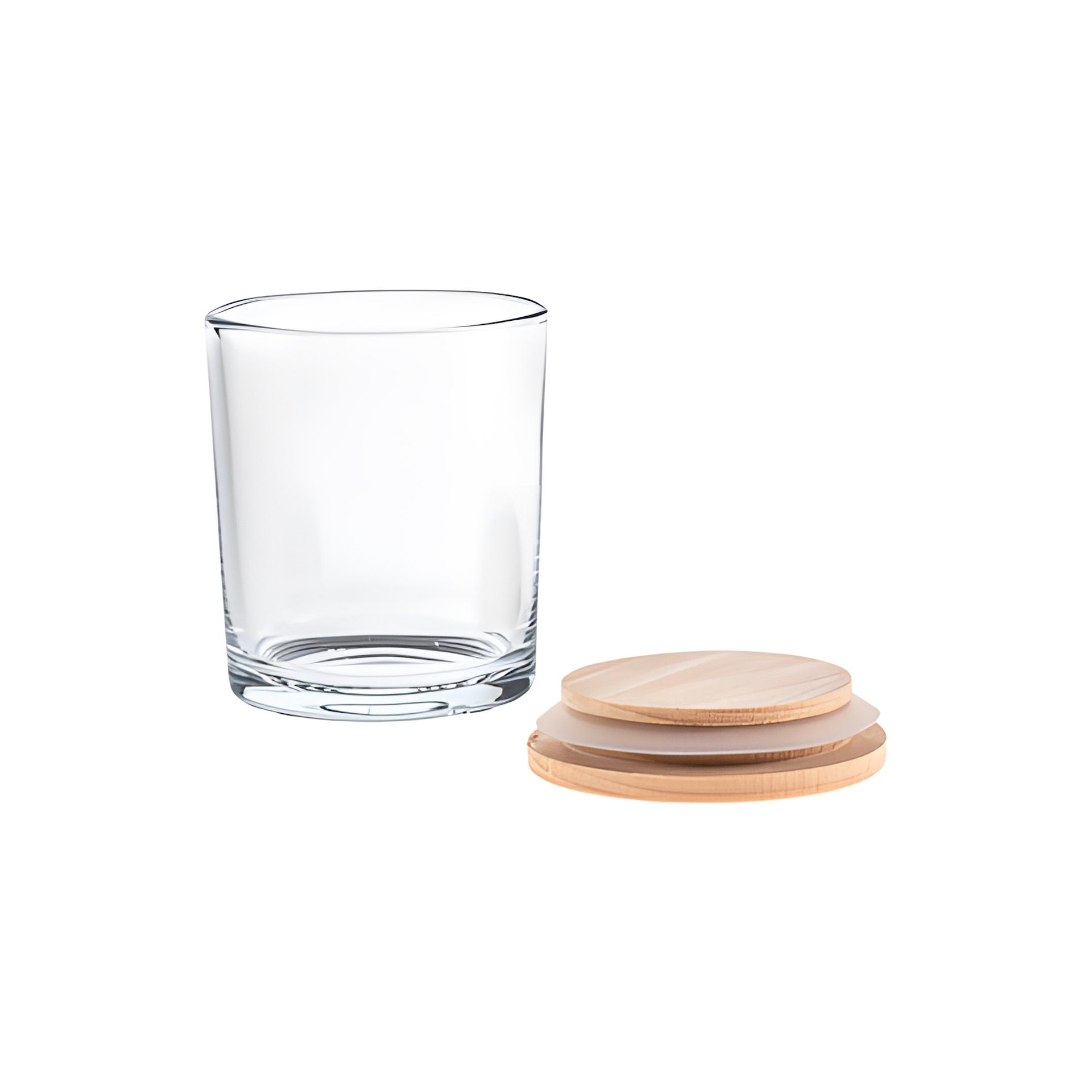 Vorratsglas 'Würzi' 200 ml mit Holzdeckel, 3er Pack