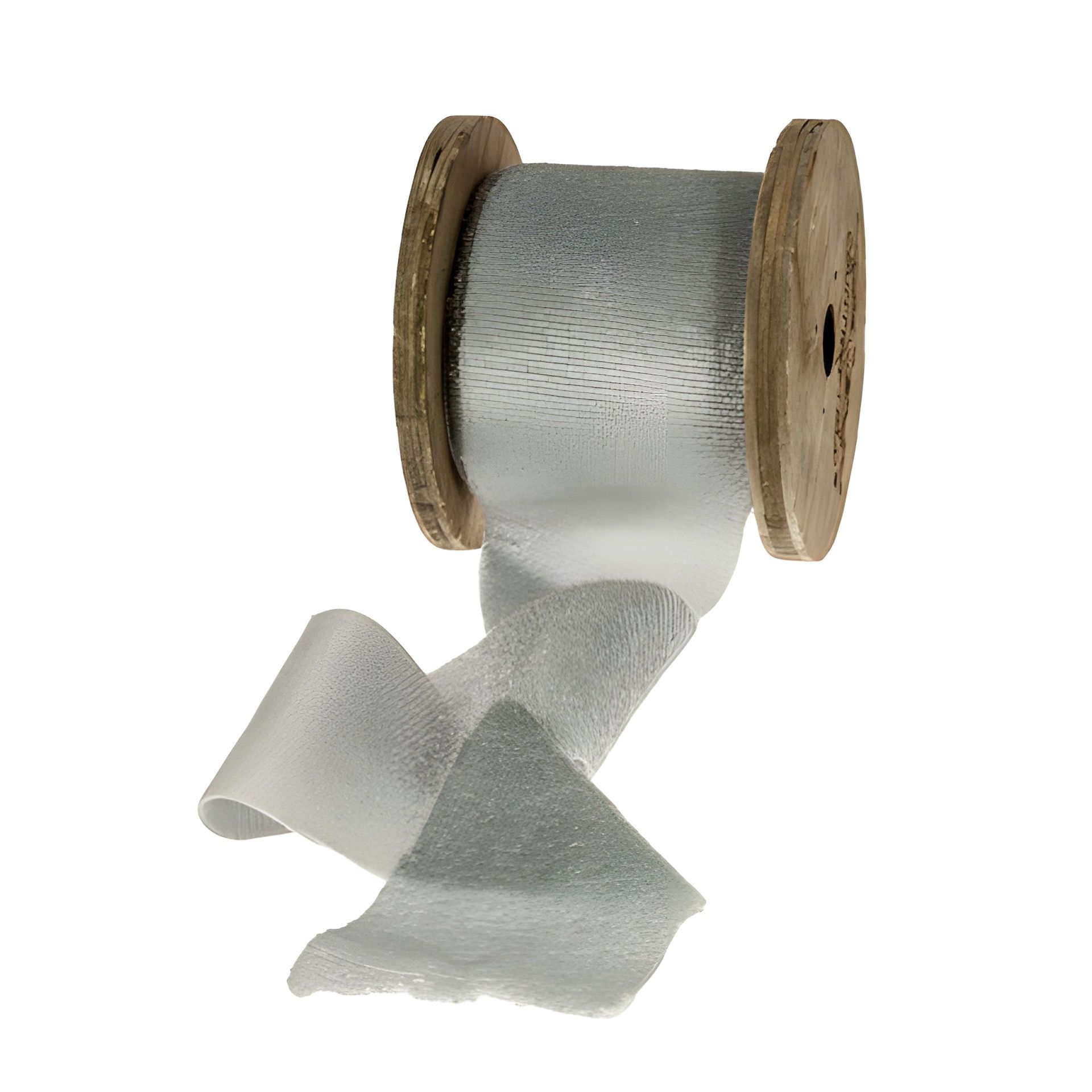 Samtband 2 m, 50 mm grau