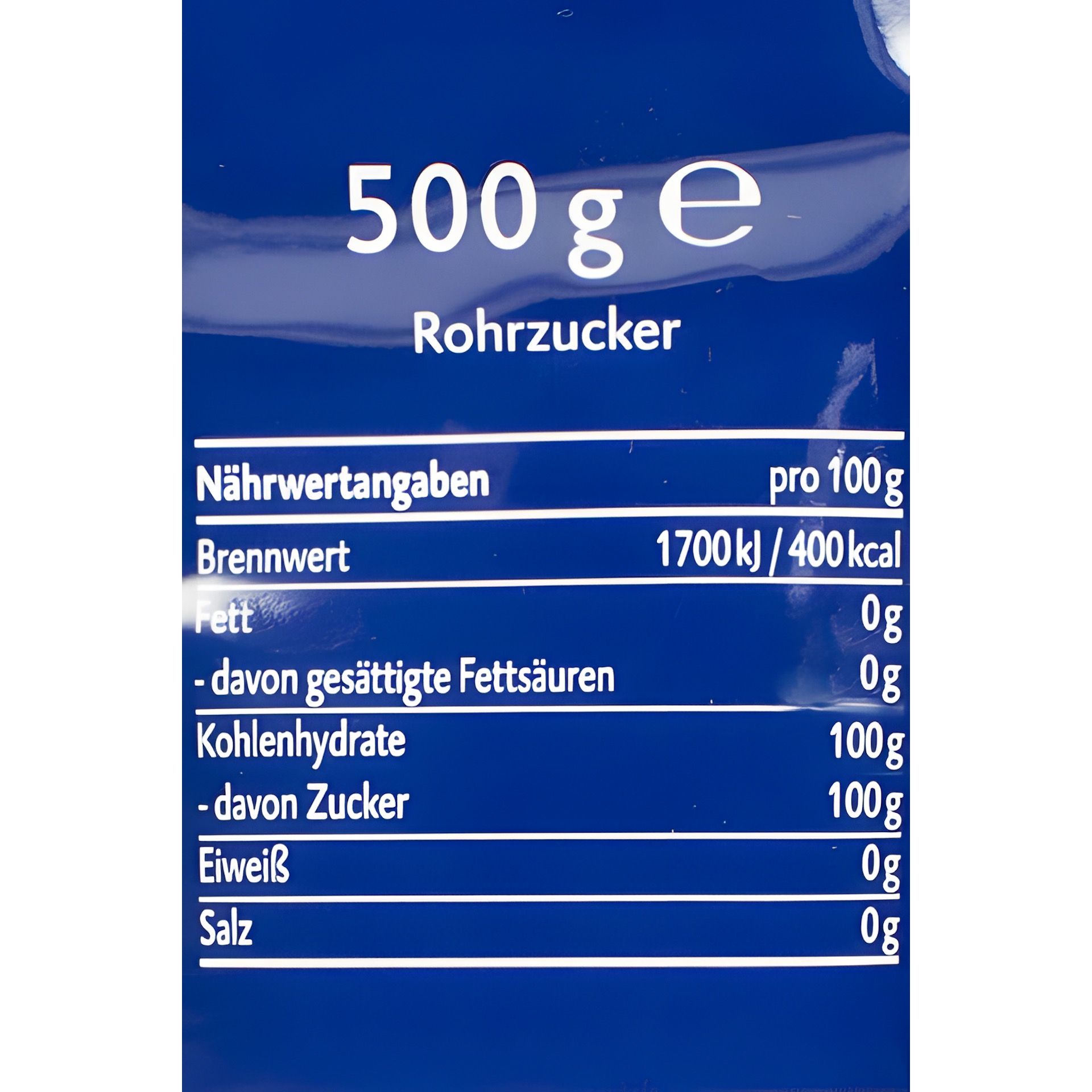 Rohrzucker weiß, 500 g