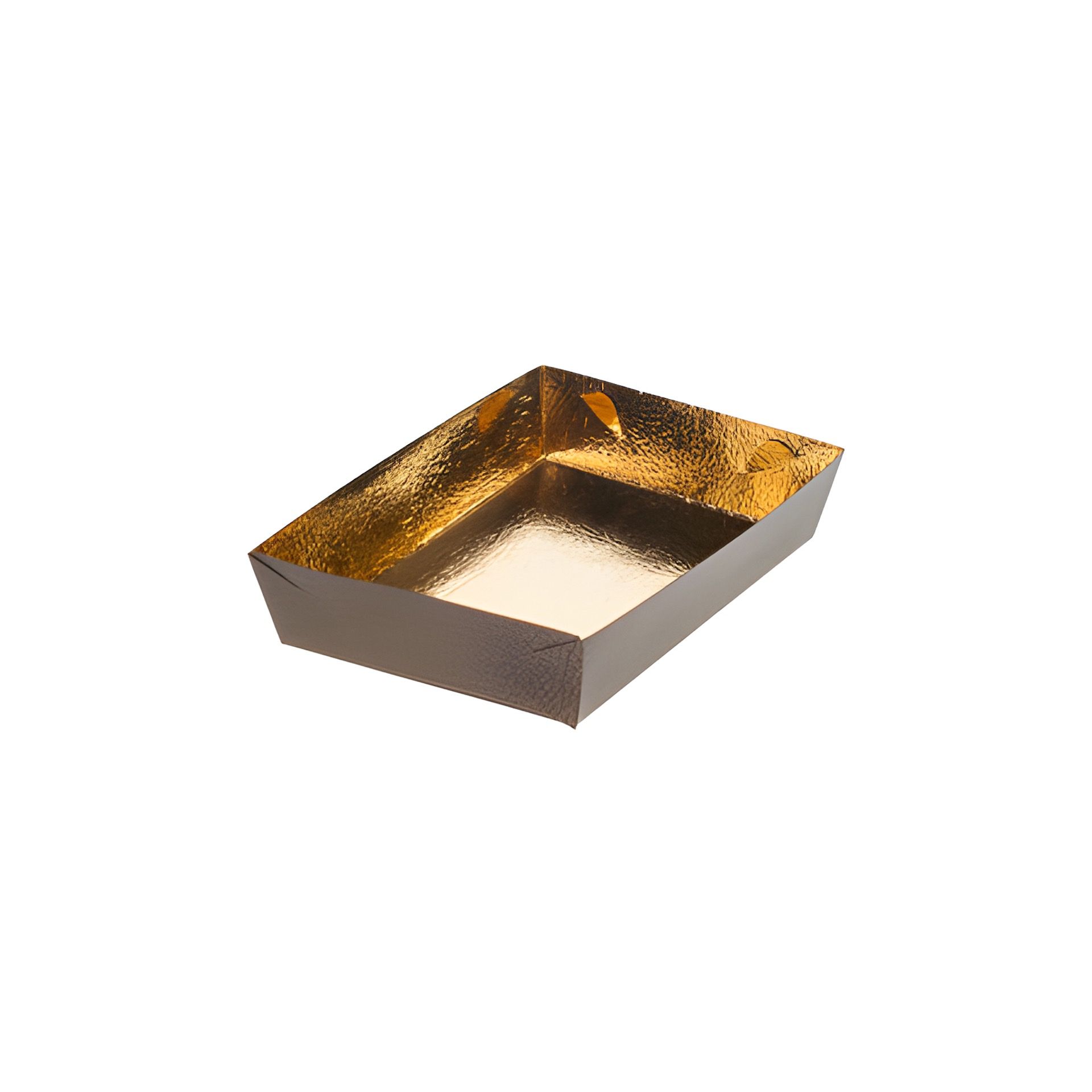 Schale 190 x 130 x 35 mm gold/marone