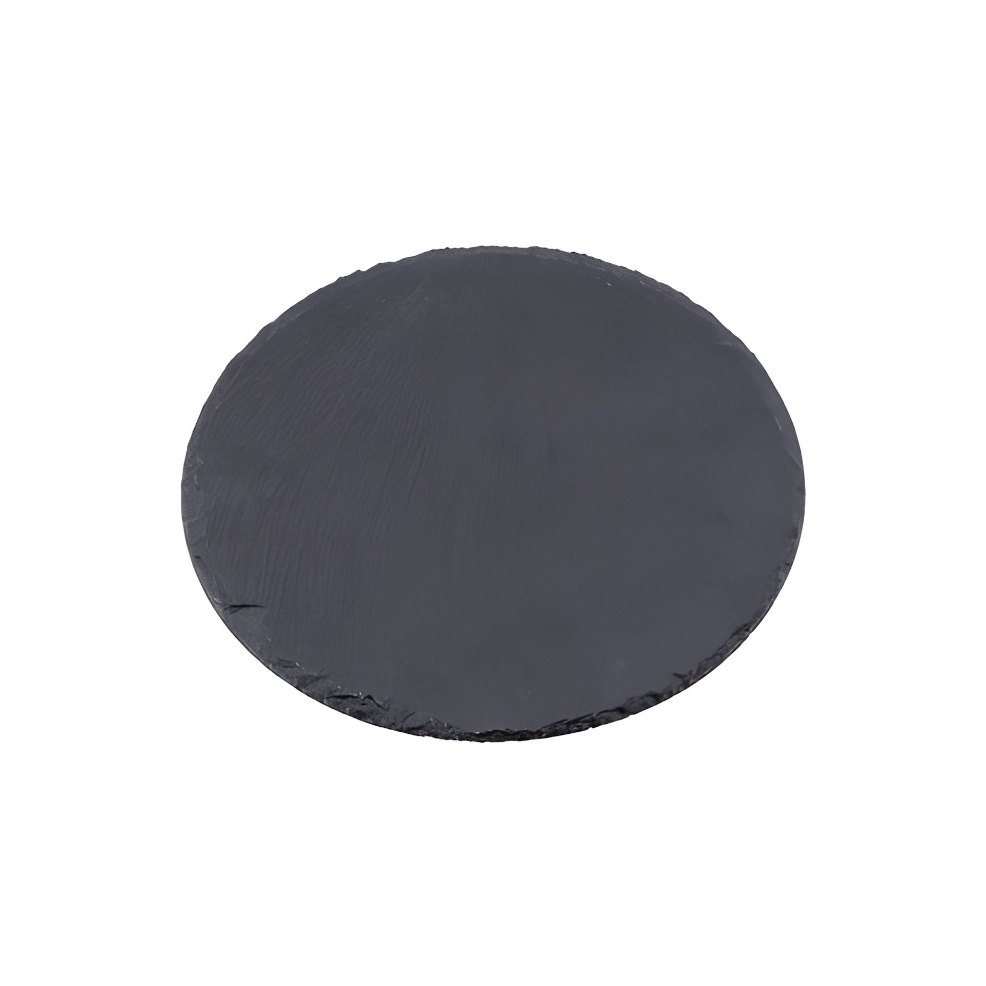 Servierplatte aus Schiefer Ø 25 cm (Karton, 12 Stück)