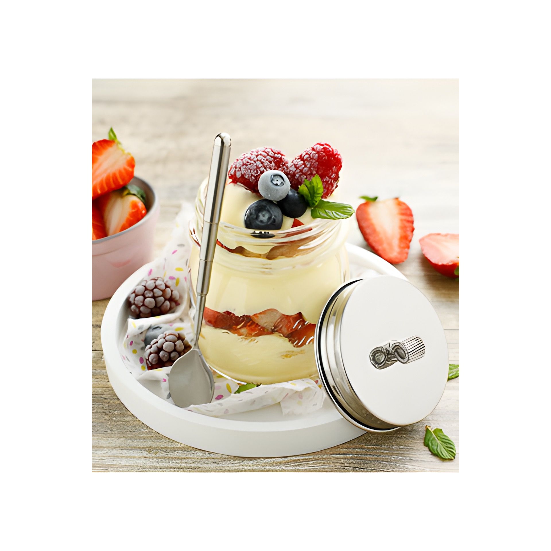 HappyTappi CT 70 Dessertglas 250 ml mit Löffel