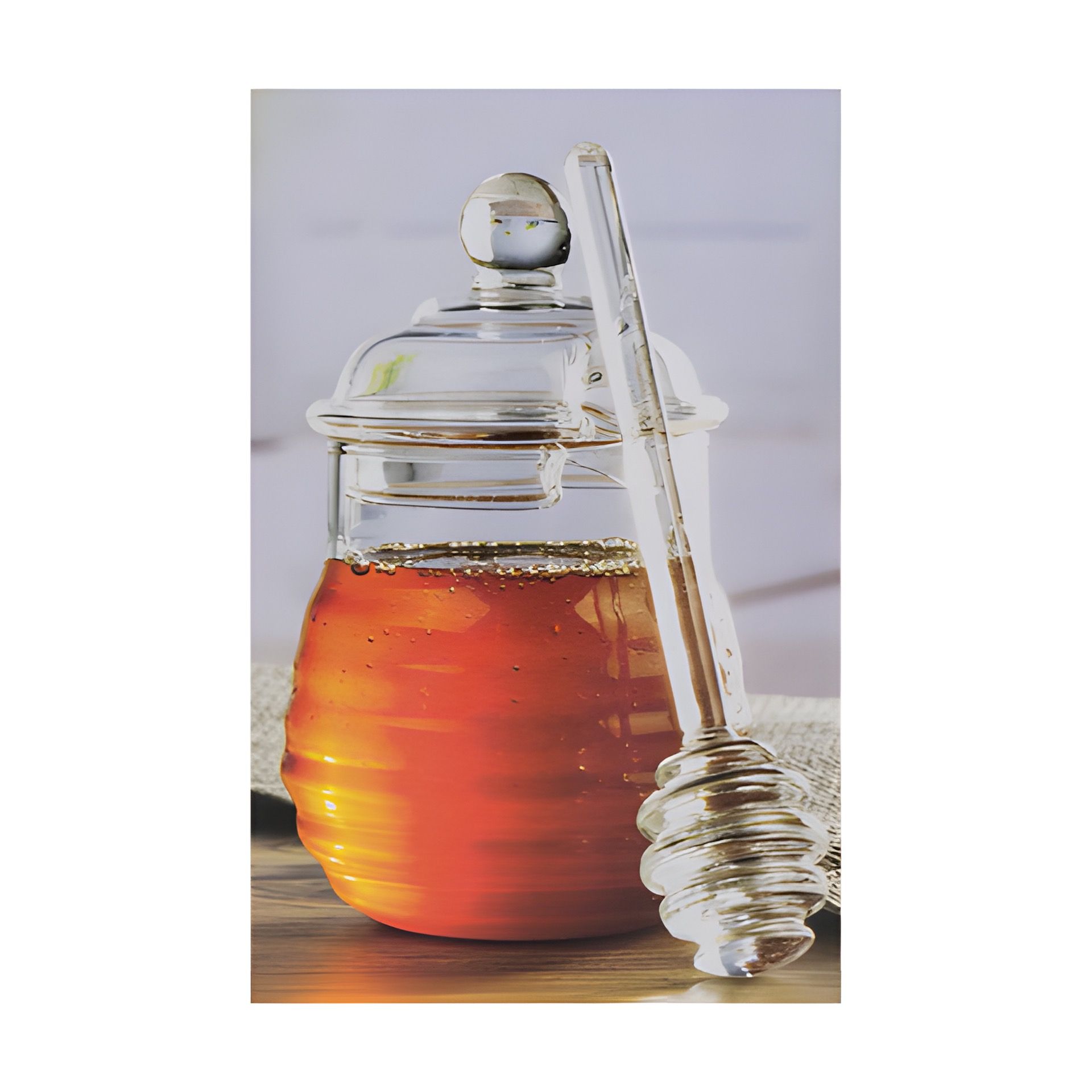 Honigtopf 270 ml mit Honiglöffel