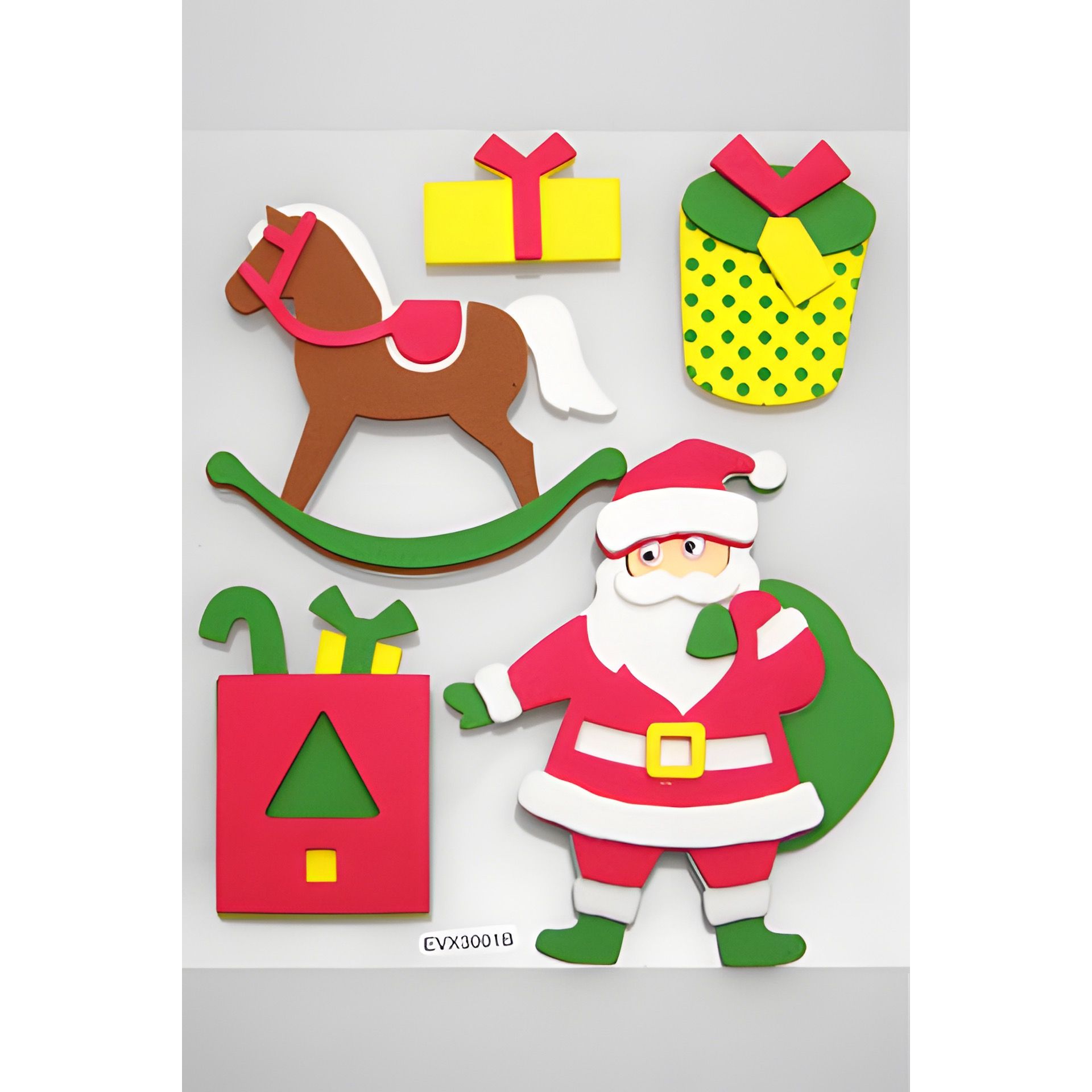 3D Weihnachts-Sticker