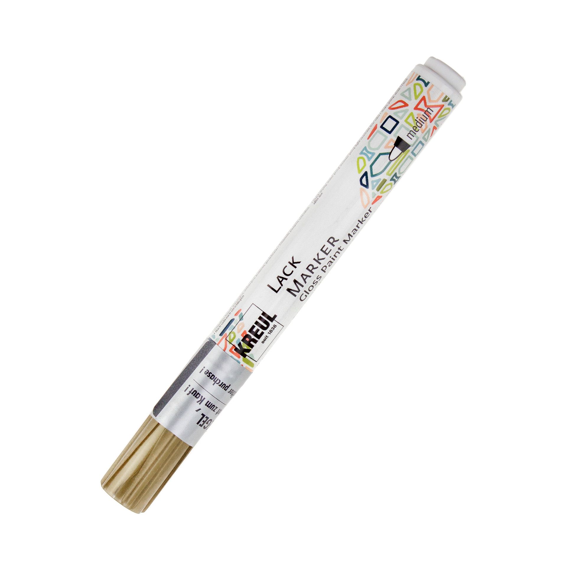 Lackmalstift medium gold