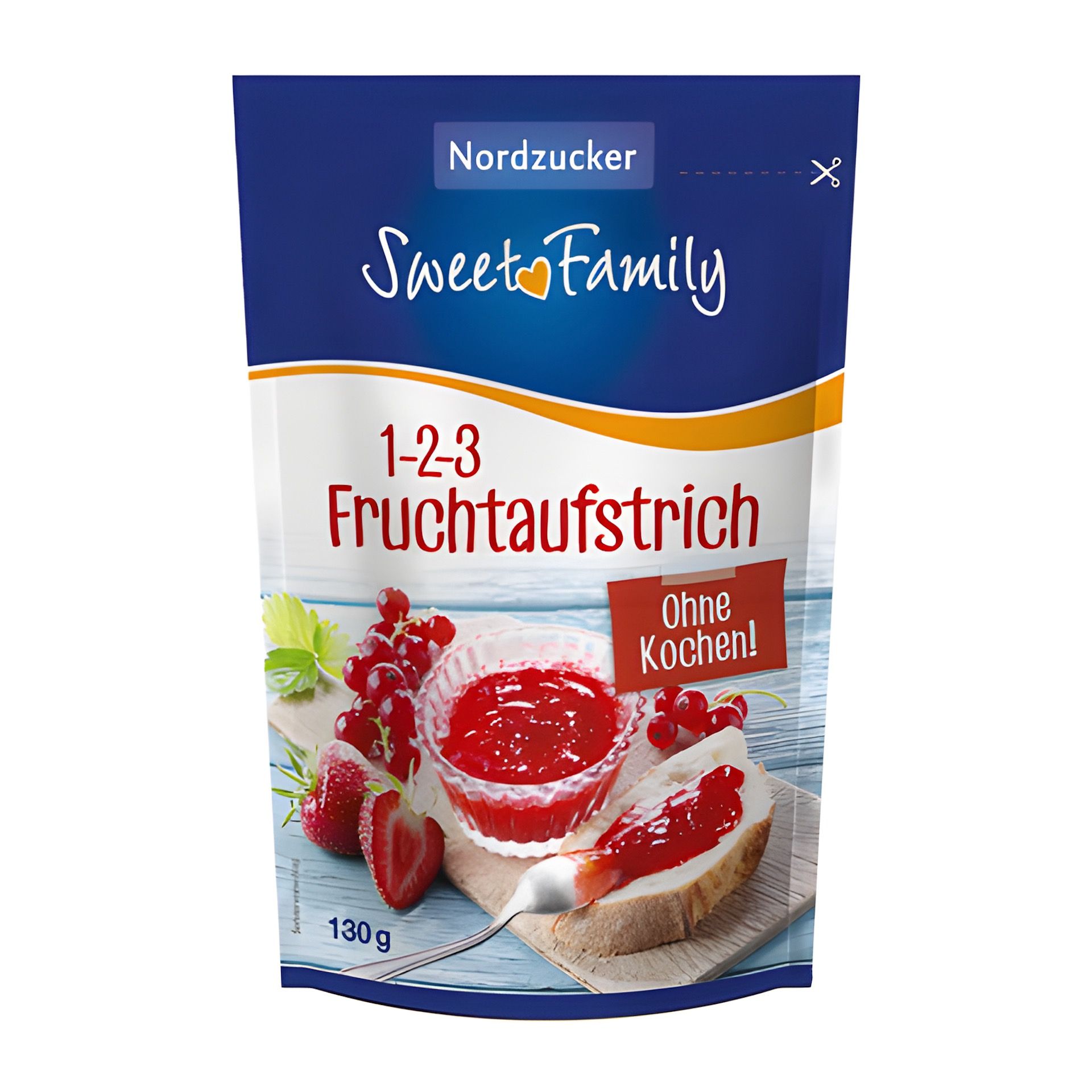 Fruchtaufstrich 1-2-3, 130 g