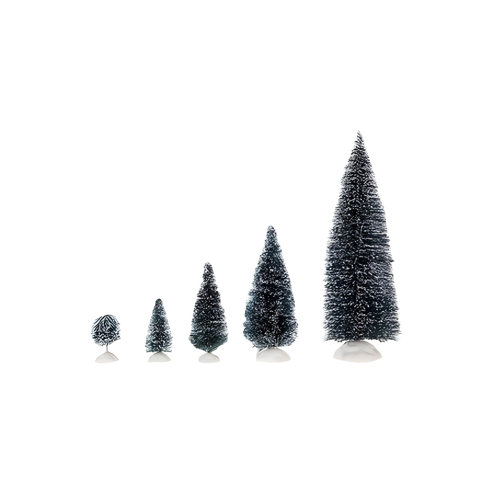 Deko-Tannenbäume, 5 - 22 cm, 16-teilig
